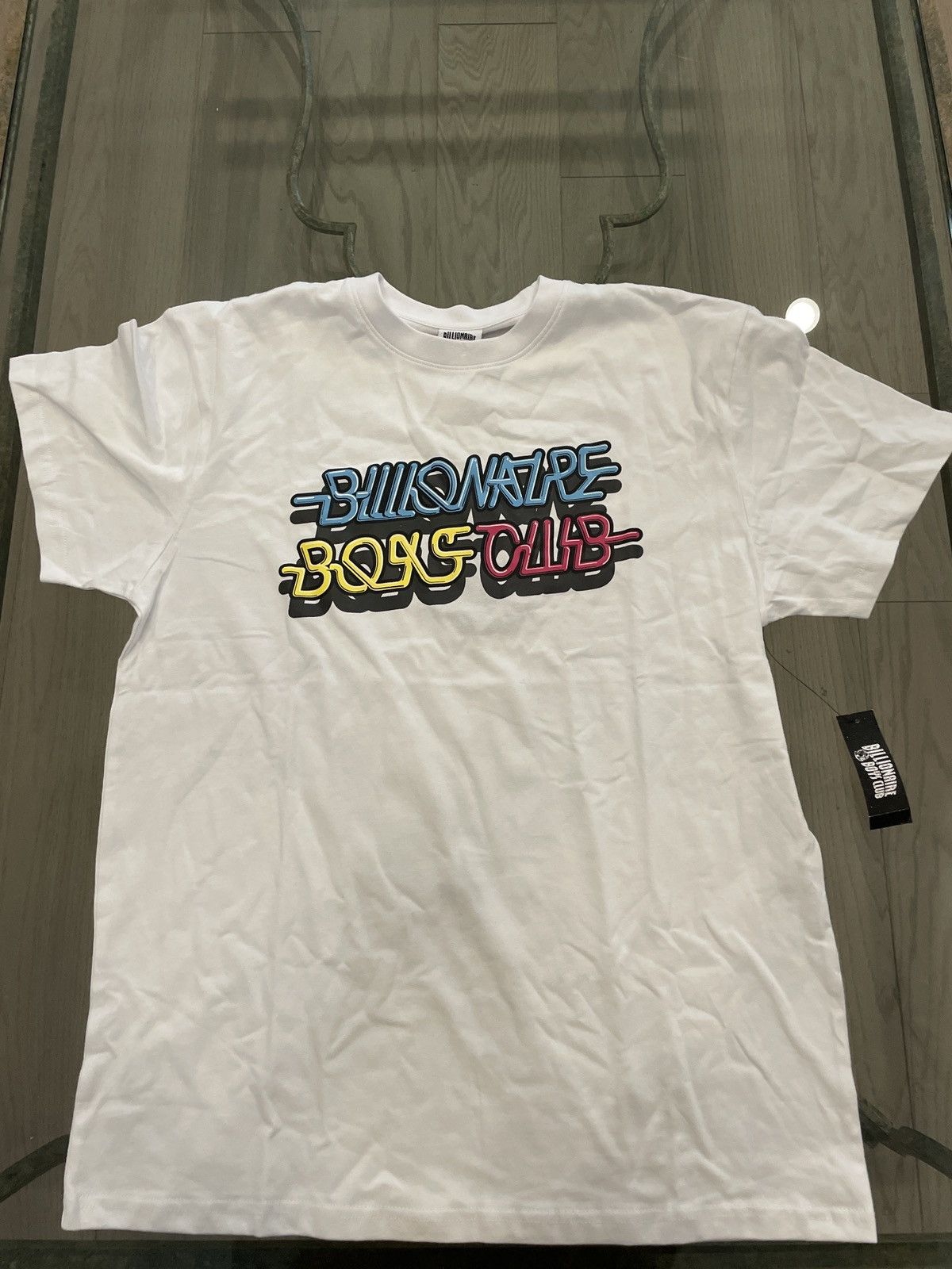 Billionaire Boys Club × Pharrell BBC Neon Light Logo Tee DS Size L Size US L / EU 52-54 / 3 - 1 Thumbnail