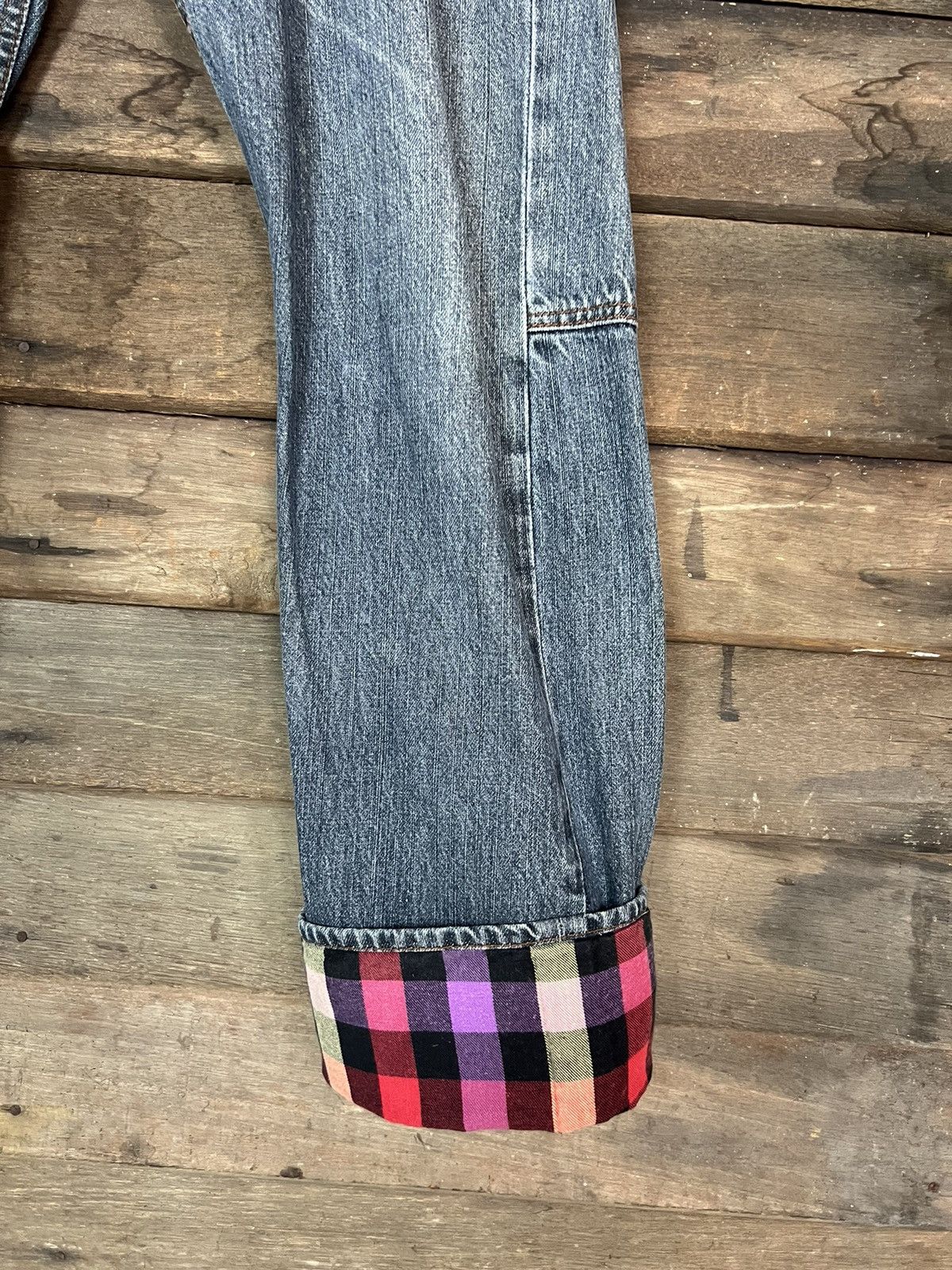 DOMINATE DENIM JEANS DOUBLE WAIST VINTAGE JAPANESE BRANDED