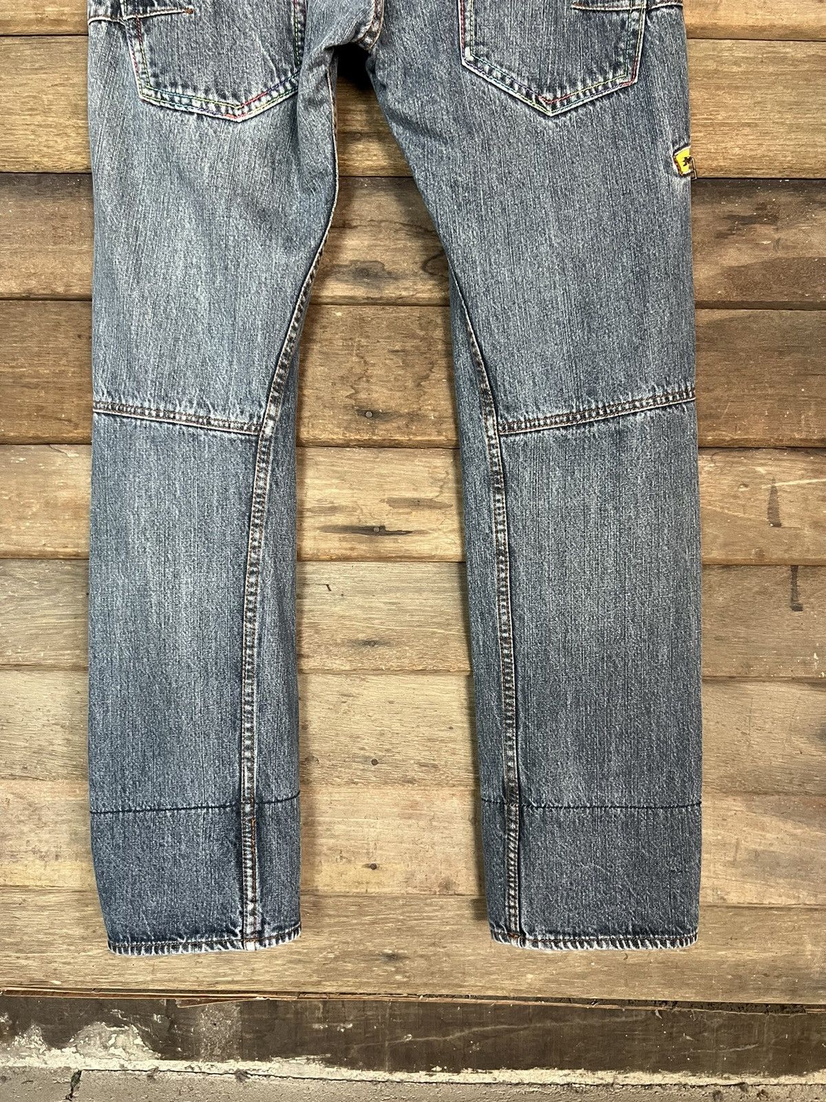 DOMINATE DENIM JEANS DOUBLE WAIST VINTAGE JAPANESE BRANDED