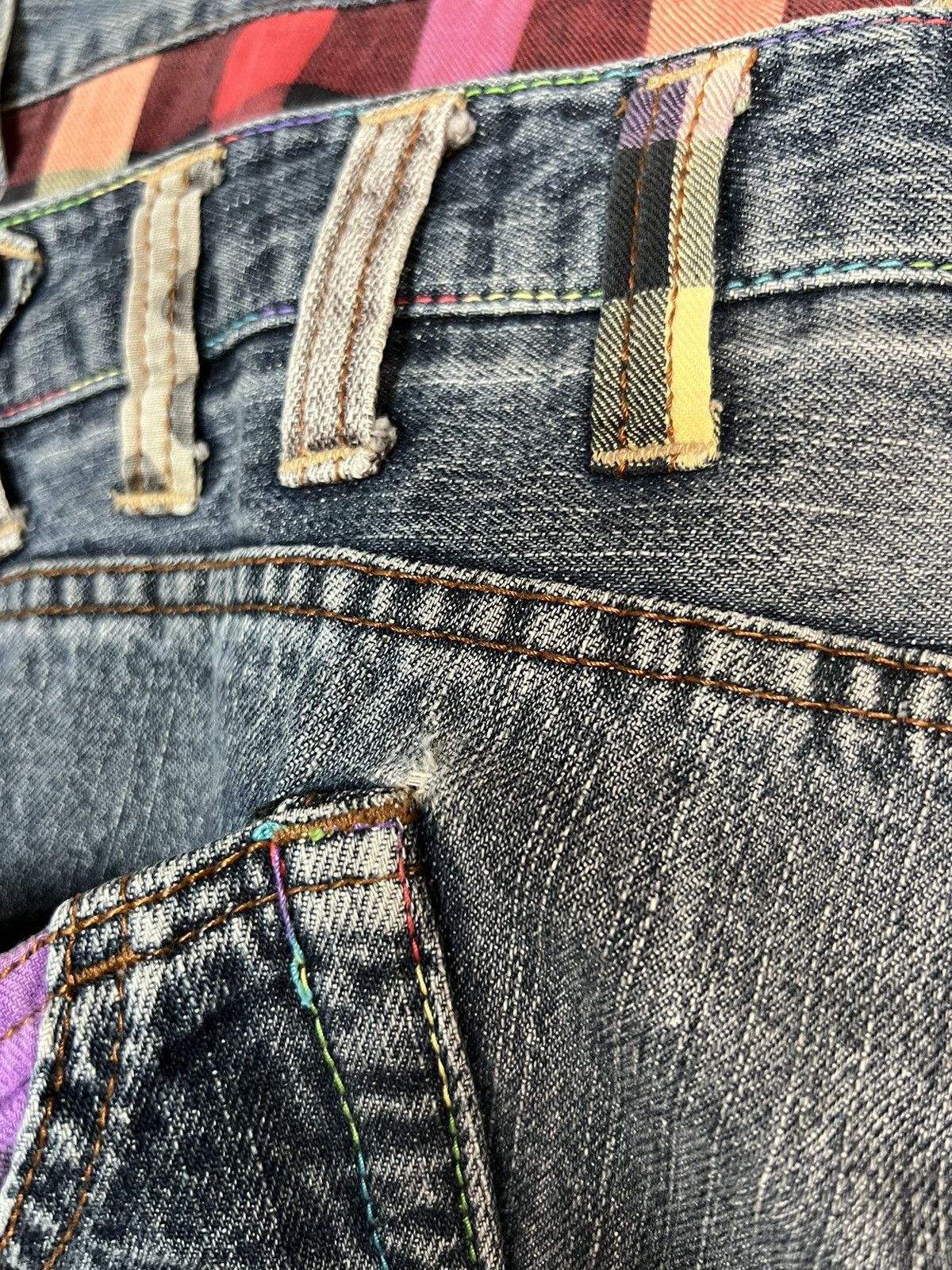 DOMINATE DENIM JEANS DOUBLE WAIST VINTAGE JAPANESE BRANDED