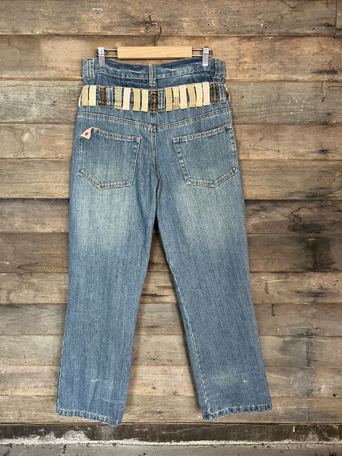 If Six Was Nine JAPANESE BRANDED DOUBLE WAIST DENIM JEANS VINTAGE Size US 30 / EU 46 - 2 Thumbnail