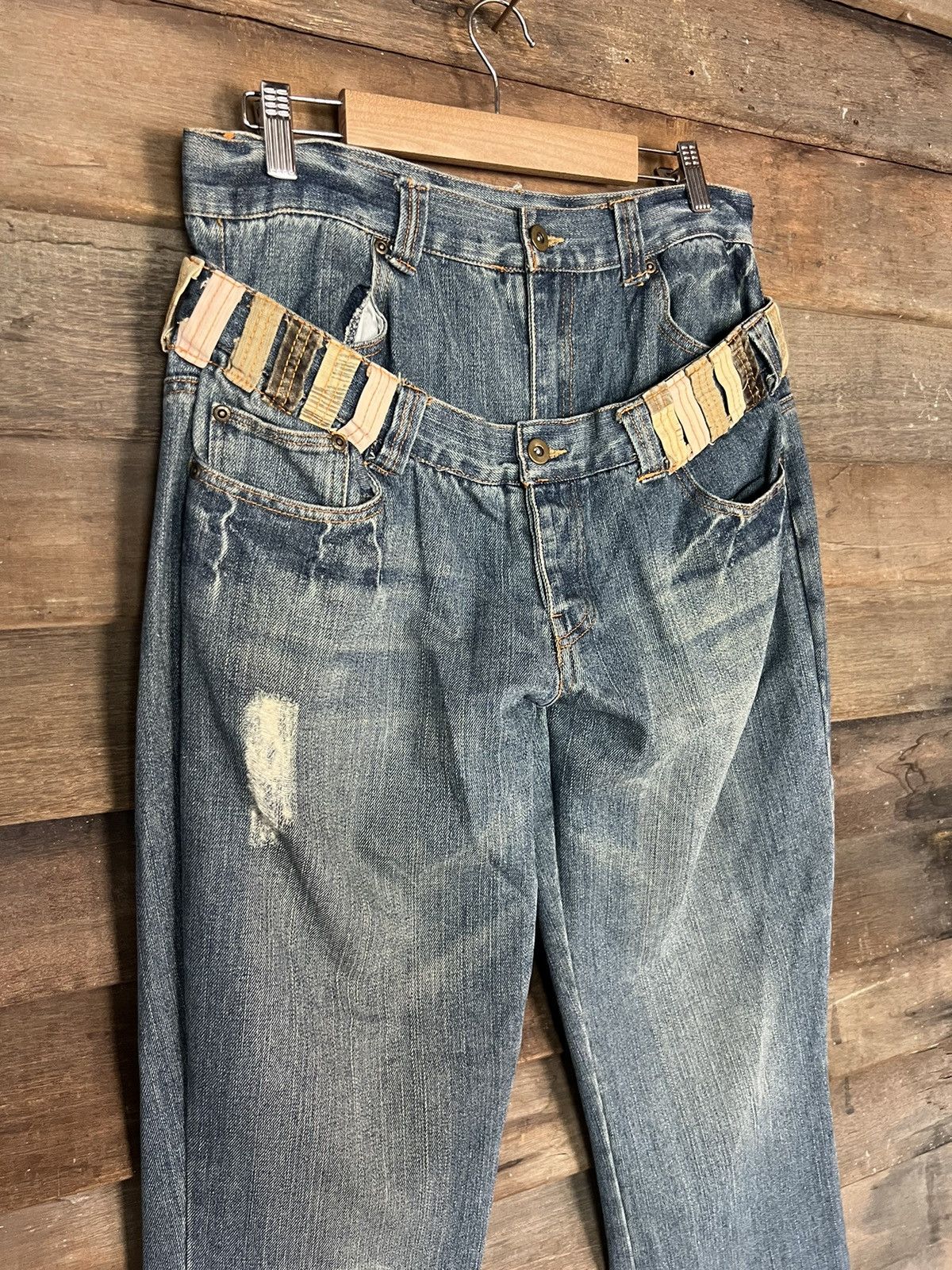 If Six Was Nine JAPANESE BRANDED DOUBLE WAIST DENIM JEANS VINTAGE Size US 30 / EU 46 - 5 Thumbnail