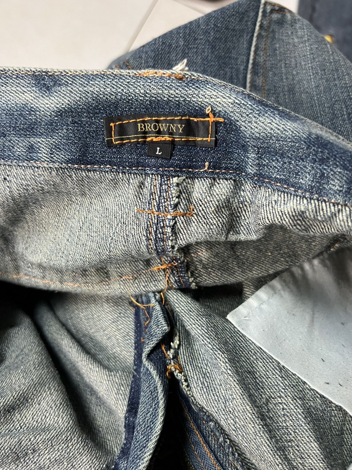 If Six Was Nine JAPANESE BRANDED DOUBLE WAIST DENIM JEANS VINTAGE Size US 30 / EU 46 - 13 Thumbnail