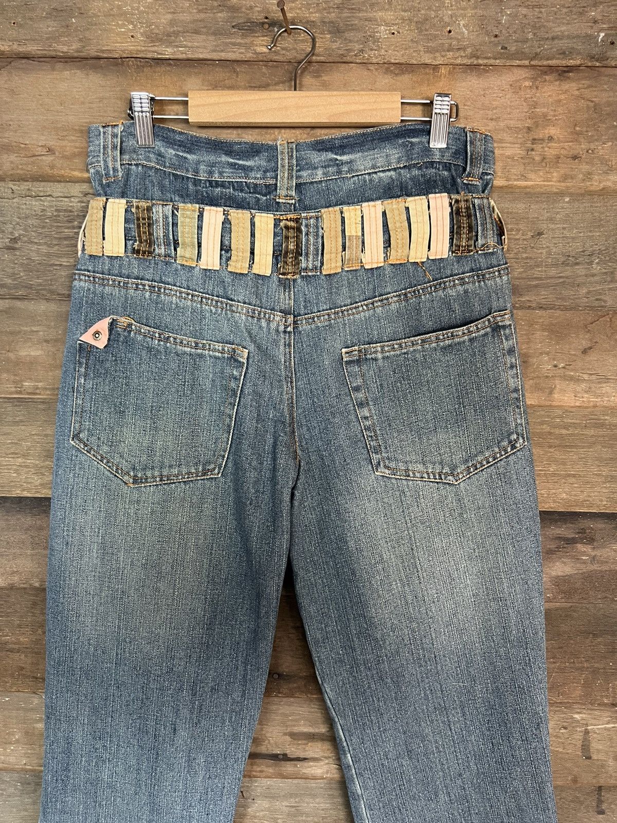 If Six Was Nine JAPANESE BRANDED DOUBLE WAIST DENIM JEANS VINTAGE Size US 30 / EU 46 - 9 Thumbnail