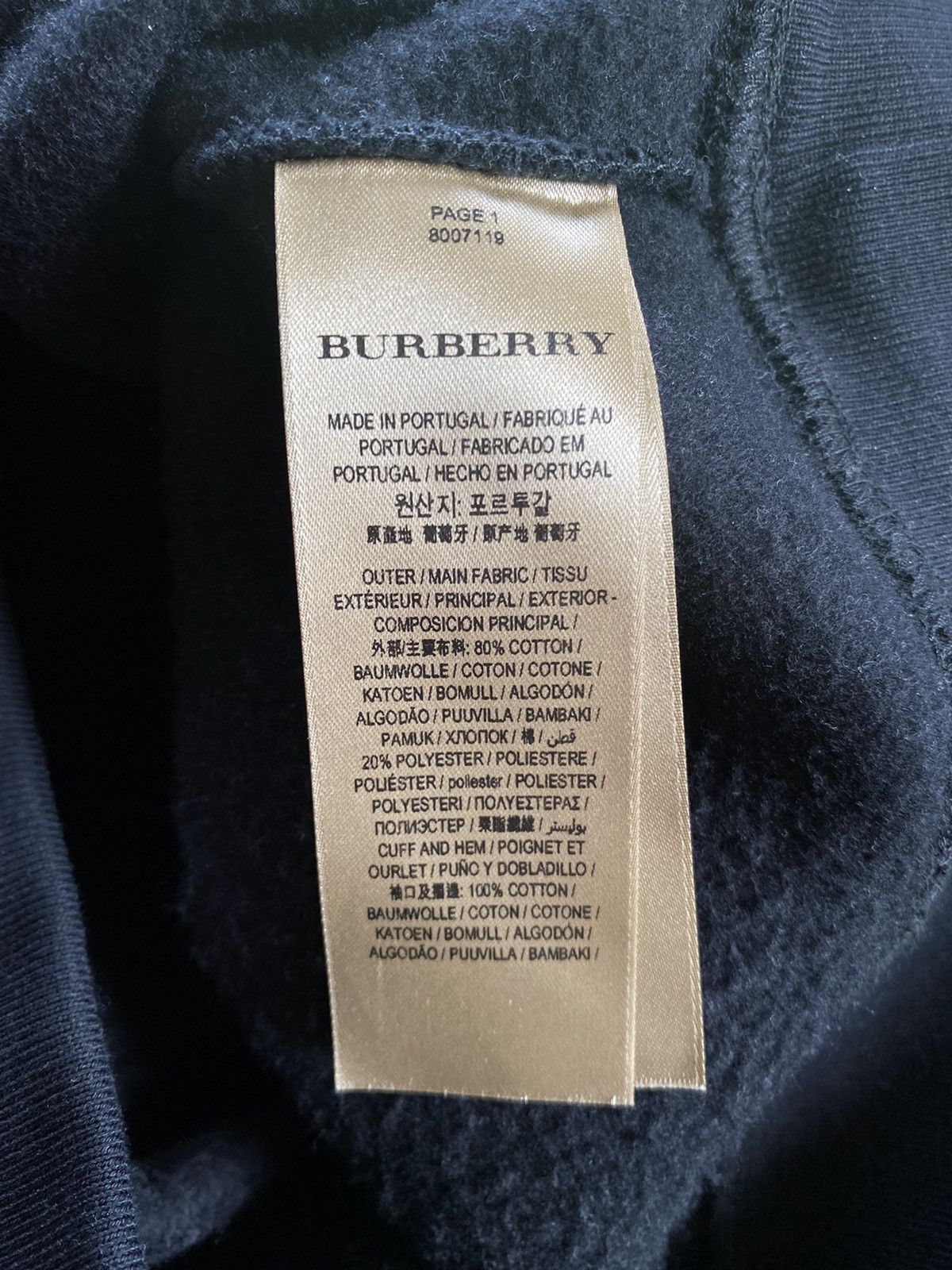 Burberry burberry clarke hoodie black Size US M / EU 48-50 / 2 - 4 Thumbnail
