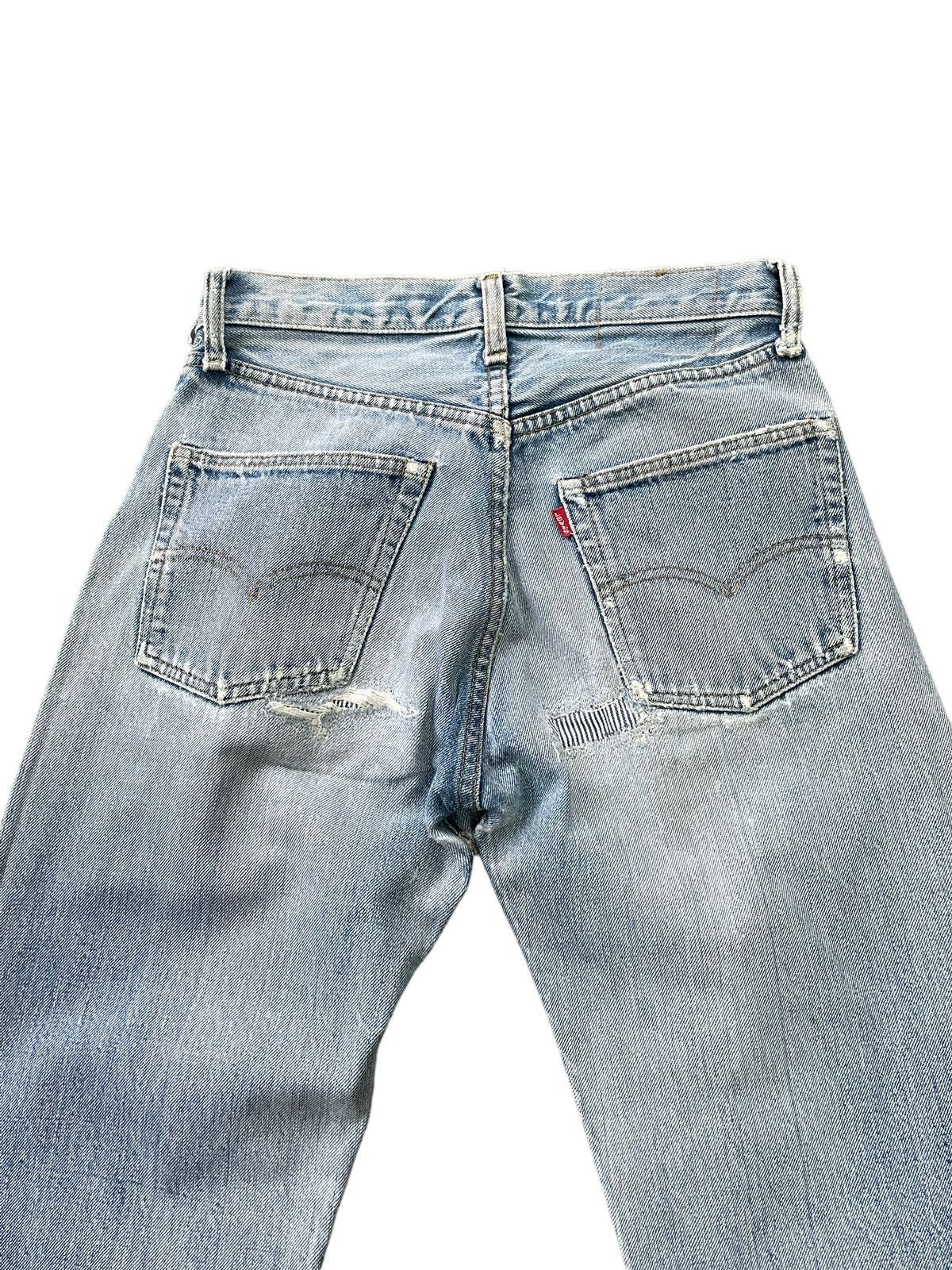 Levi's Vintage 1978 Levis 501 e Redline Distressed Denim Size US 28 / EU 44 - 10 Thumbnail
