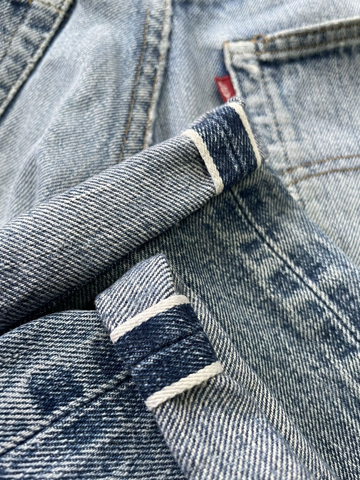Levi's Vintage 1978 Levis 501 e Redline Distressed Denim Size US 28 / EU 44 - 13 Thumbnail