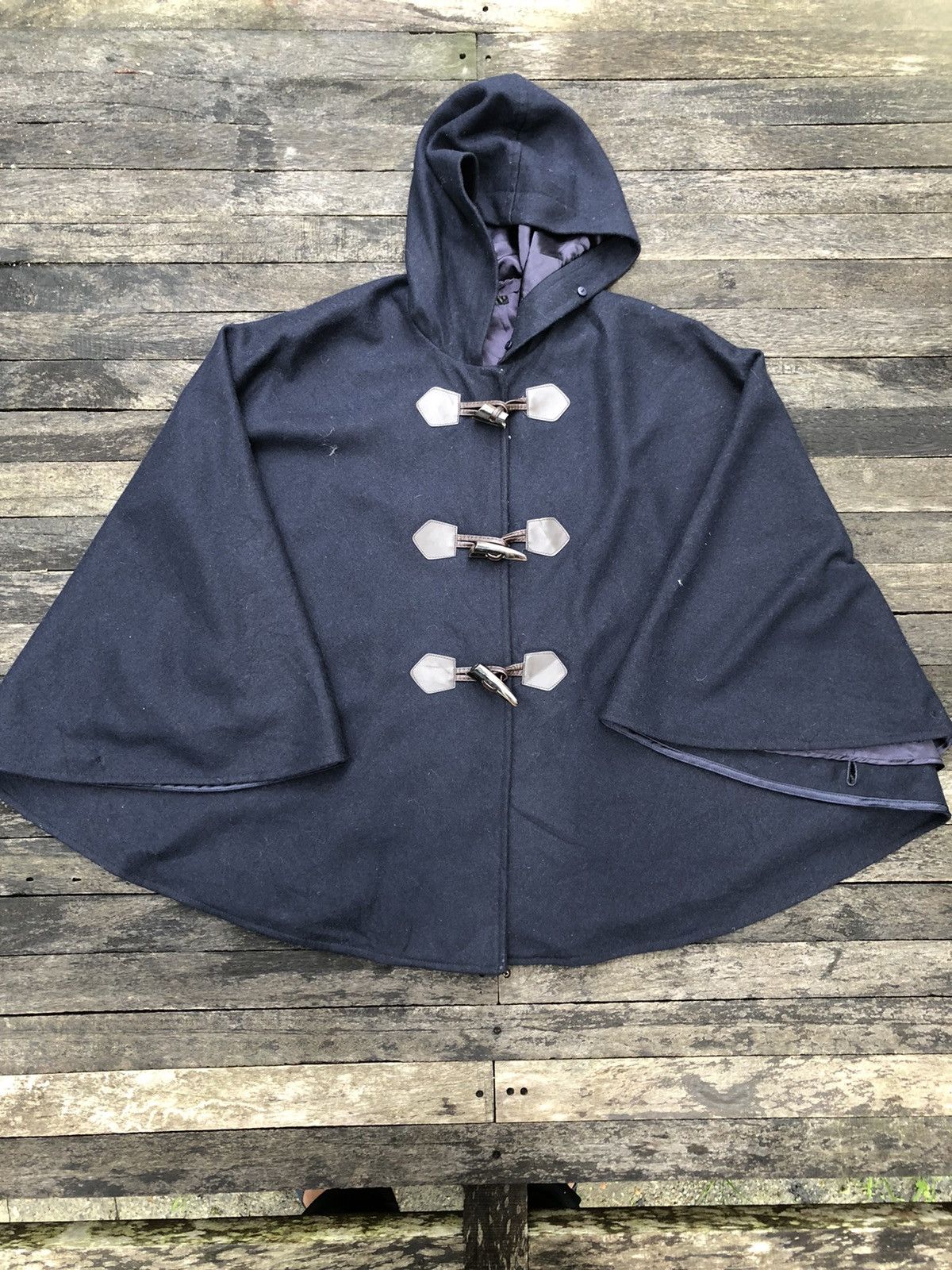 🔥hot🔥black wool cloak/capes