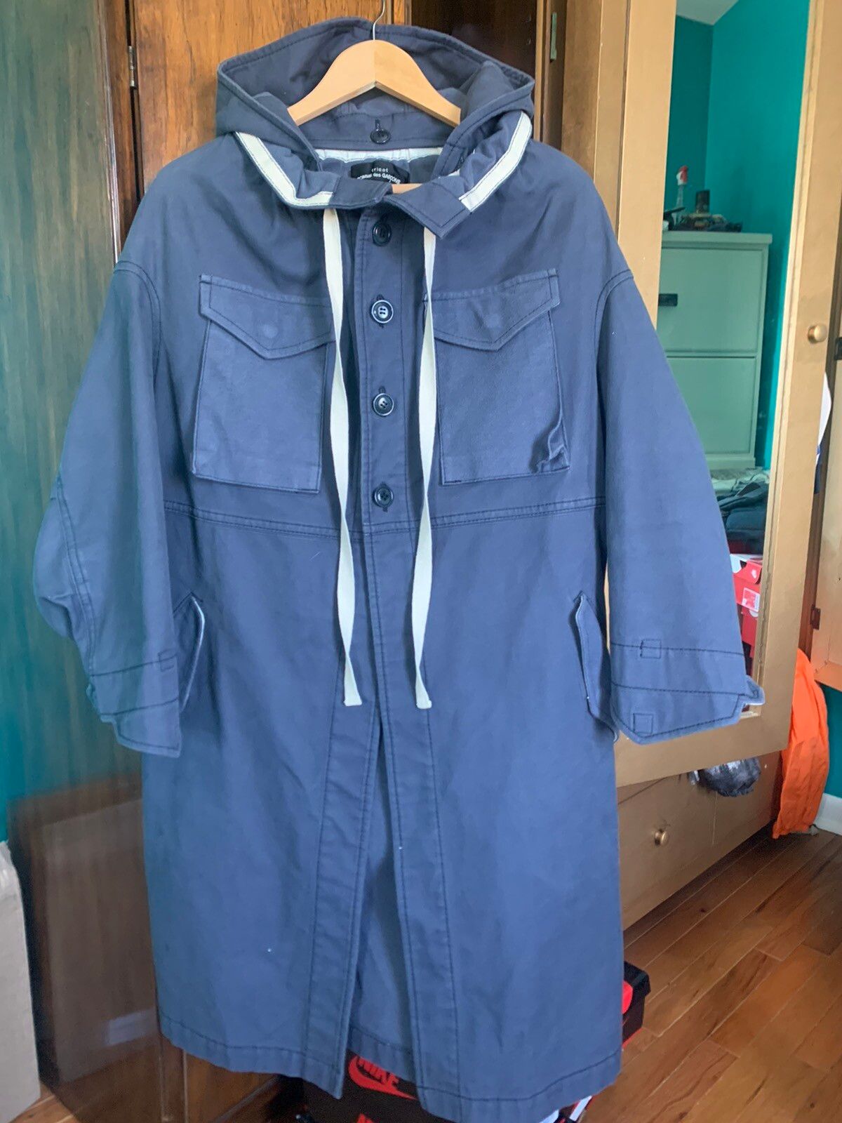 Japanese Brand Comme des Garçons Tricot AD2013 Lightjacket survival hoodie Size US S / EU 44-46 / 1 - 1 Preview