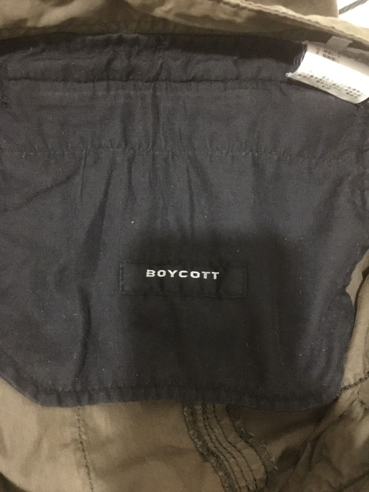 Boycott Pants Designer Style Multi Pocket Faded