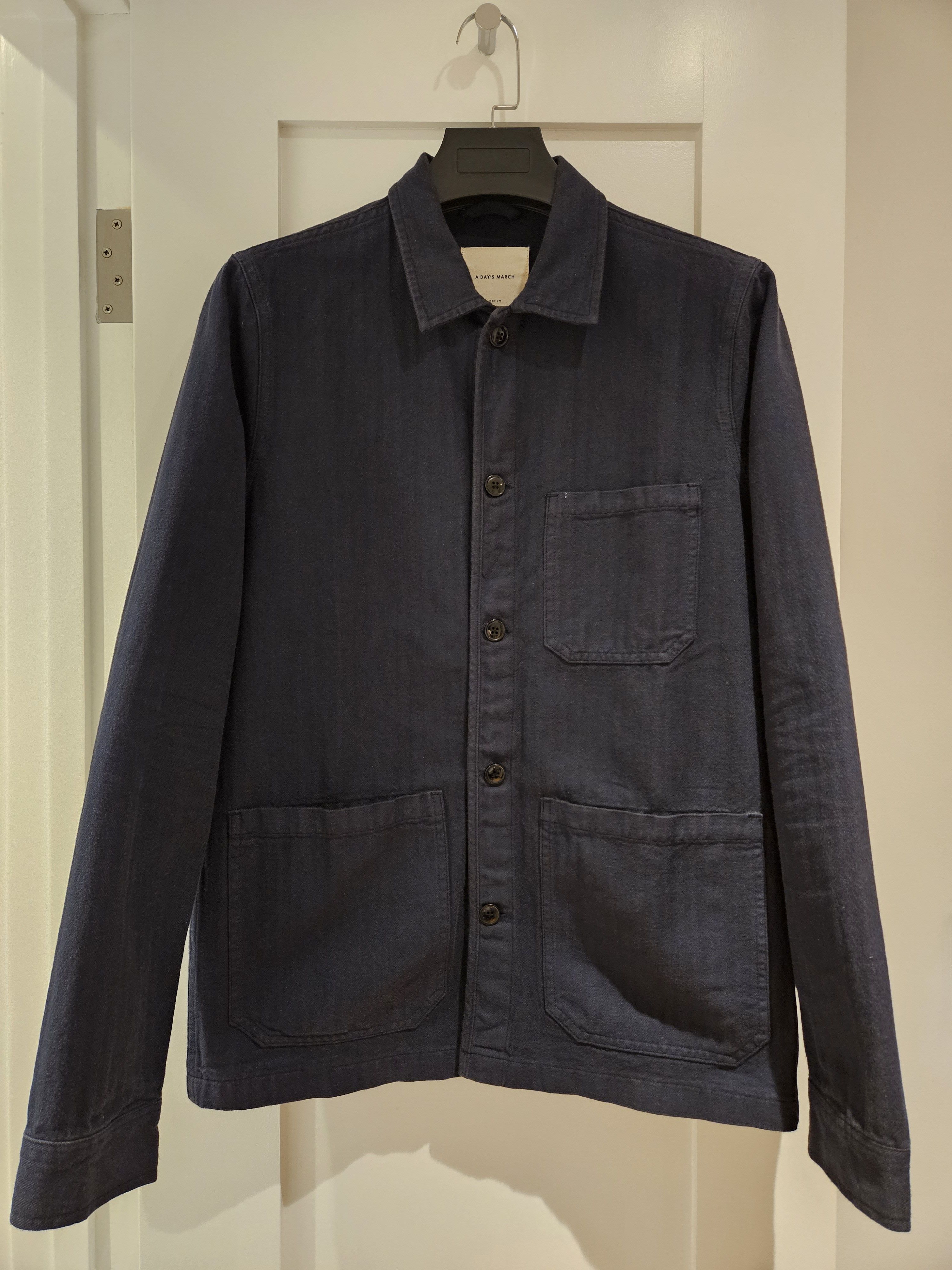 A Day's March A Day's March Original Overshirt - Herringbone Size US M / EU 48-50 / 2 - 1 Thumbnail
