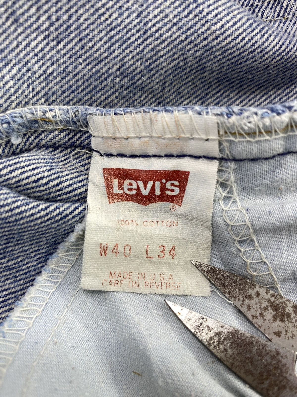 Levi's 90s Vintage Levi's 517 Orange Tab Blue Wash Jeans - J590 Size US 40 / EU 56 - 5 Thumbnail