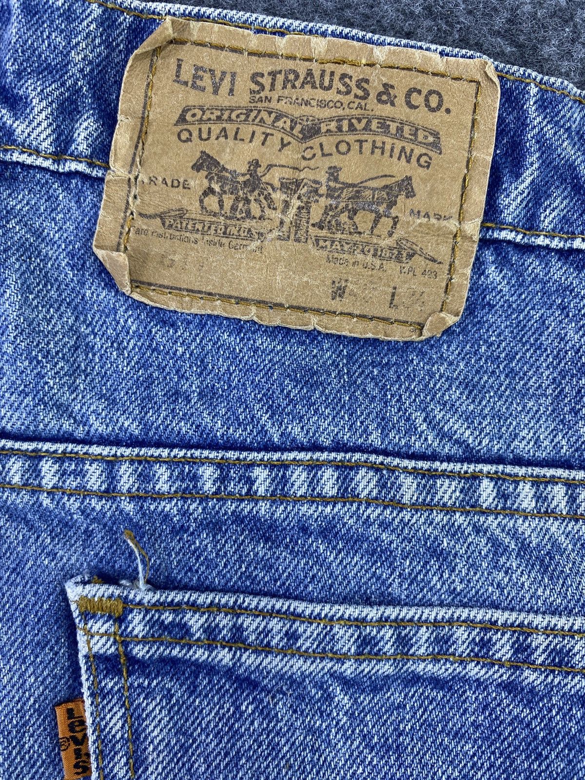 Levi's 90s Vintage Levi's 517 Orange Tab Blue Wash Jeans - J590 Size US 40 / EU 56 - 9 Thumbnail