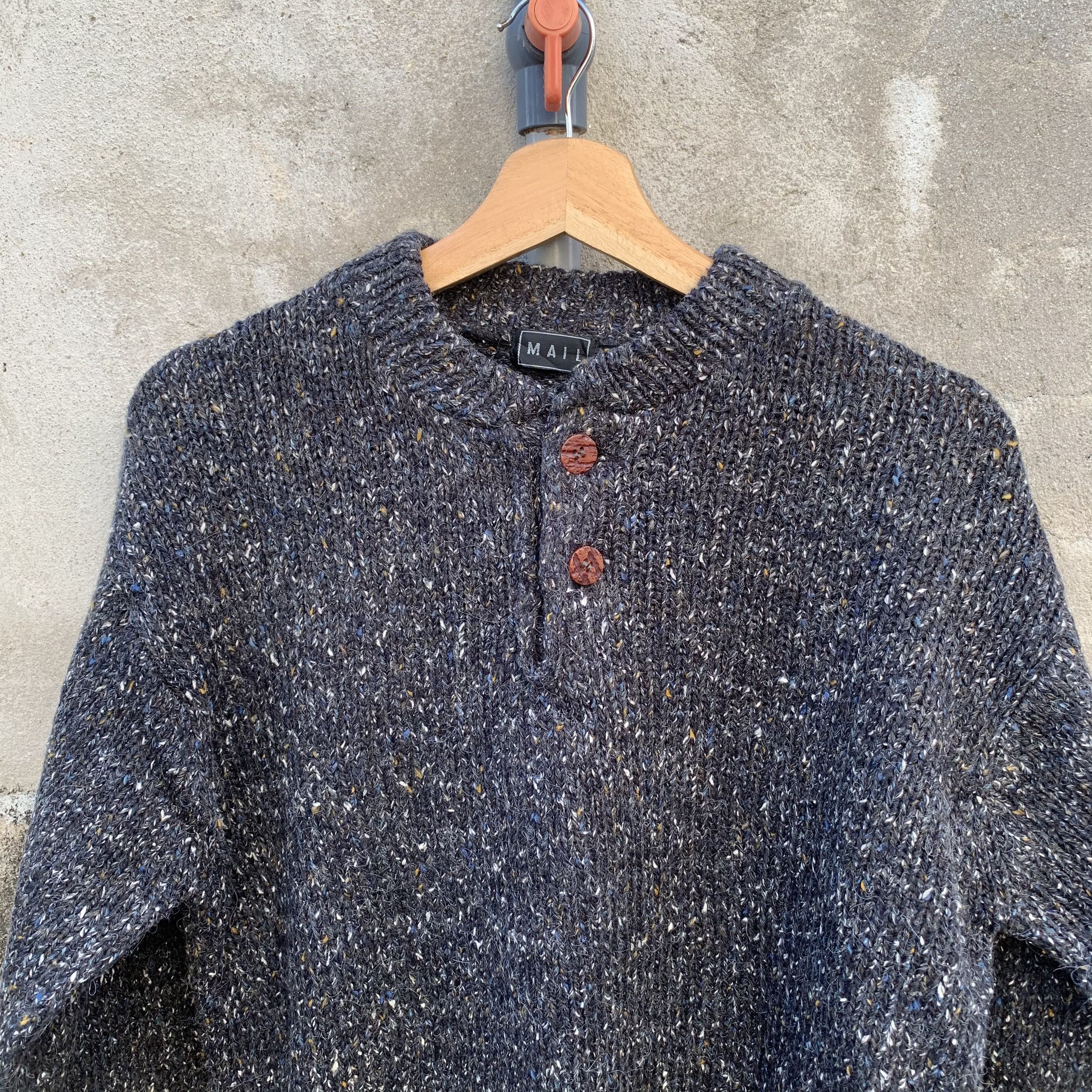 Aran Isles Knitwear Mail Brand Knit Snow Jumper Pullover Sweater Nice Design Size US M / EU 48-50 / 2 - 2 Thumbnail