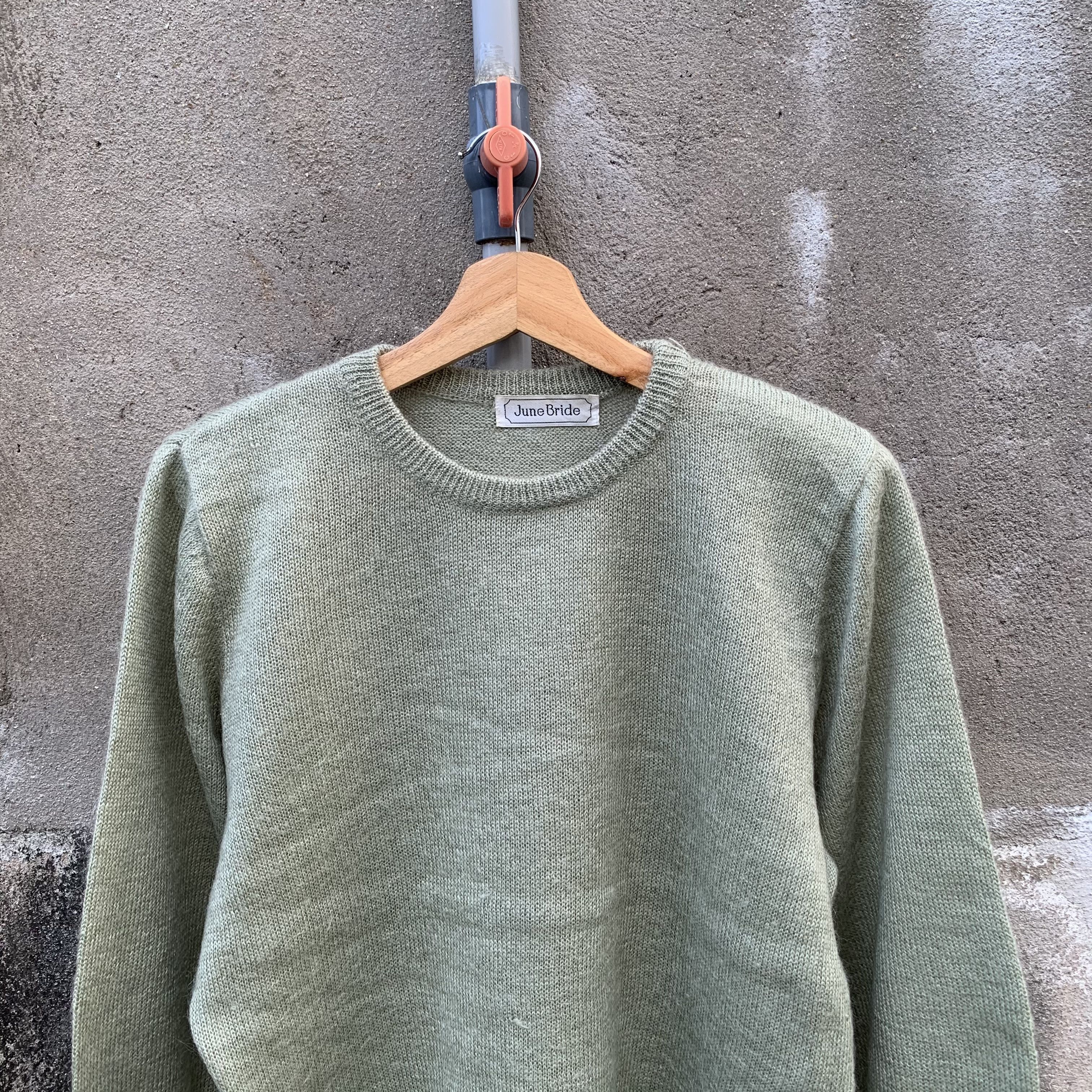 Aran Isles Knitwear JUNE BRIDGE Japan With Double Breast Knit Jumper Sweater Size M / US 6-8 / IT 42-44 - 3 Thumbnail