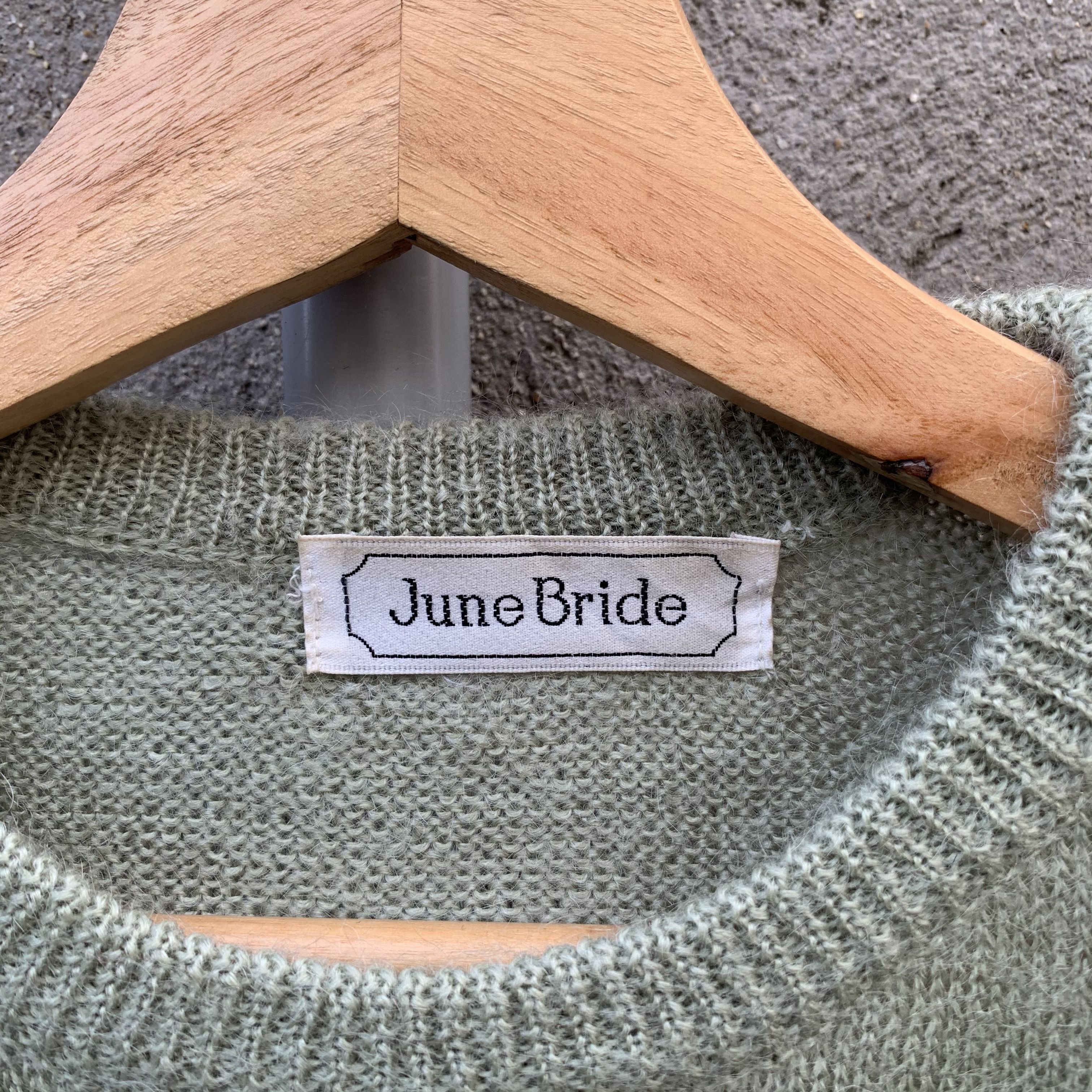 Aran Isles Knitwear JUNE BRIDGE Japan With Double Breast Knit Jumper Sweater Size M / US 6-8 / IT 42-44 - 4 Thumbnail