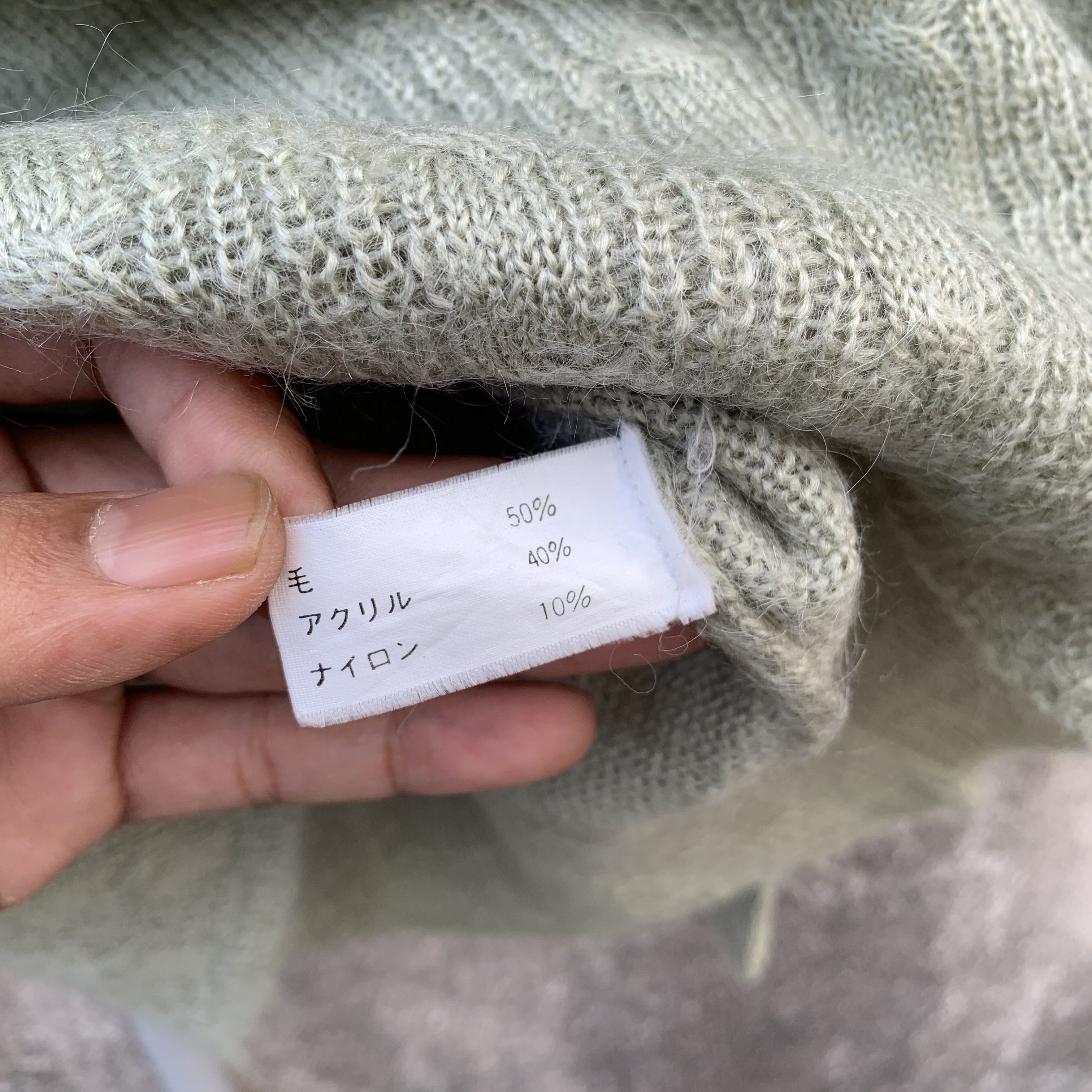 Aran Isles Knitwear JUNE BRIDGE Japan With Double Breast Knit Jumper Sweater Size M / US 6-8 / IT 42-44 - 5 Thumbnail