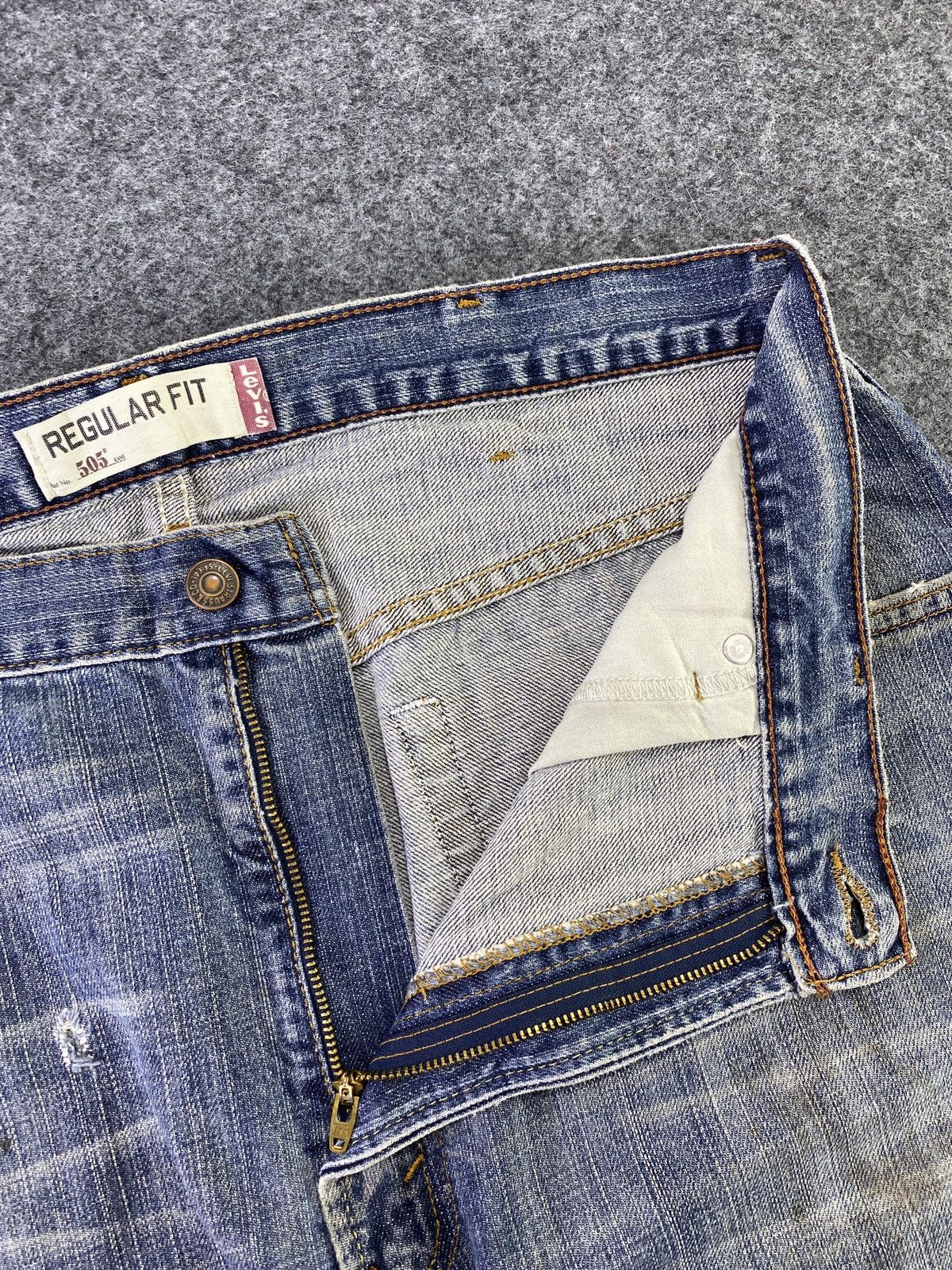 Levi's Levi's vintage 505 Blue Wash Jeans 38x30 - J593 Size US 38 / EU 54 - 3 Thumbnail