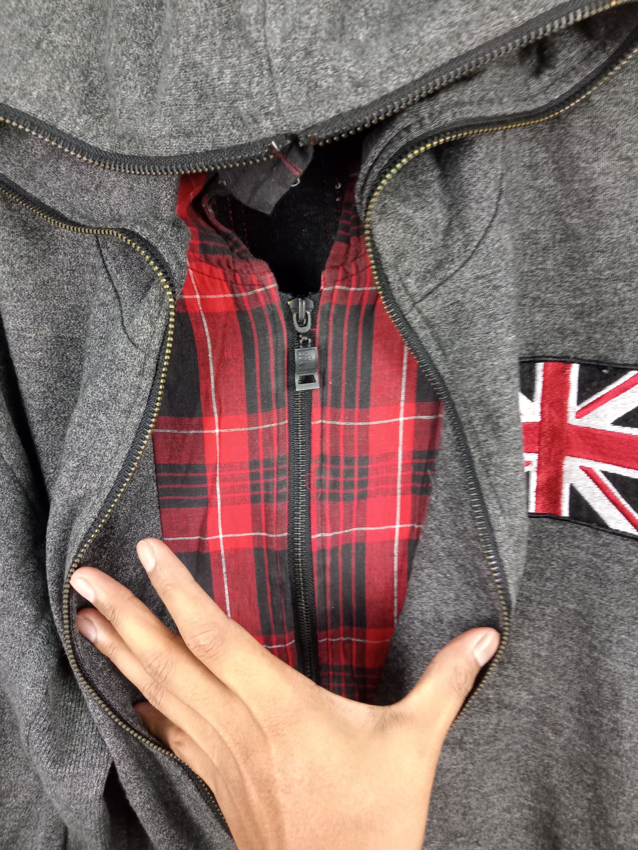 Japanese Brand Semantic Design Uk Flag Hooded Jacket Size US L / EU 52-54 / 3 - 4 Thumbnail