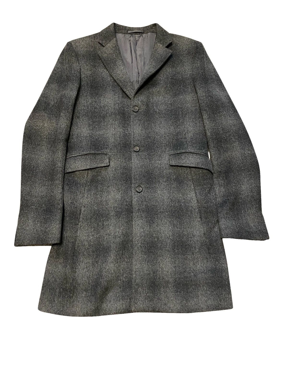 Jil Sander FW10 checkered wool coat Size US M / EU 48-50 / 2 - 1 Thumbnail