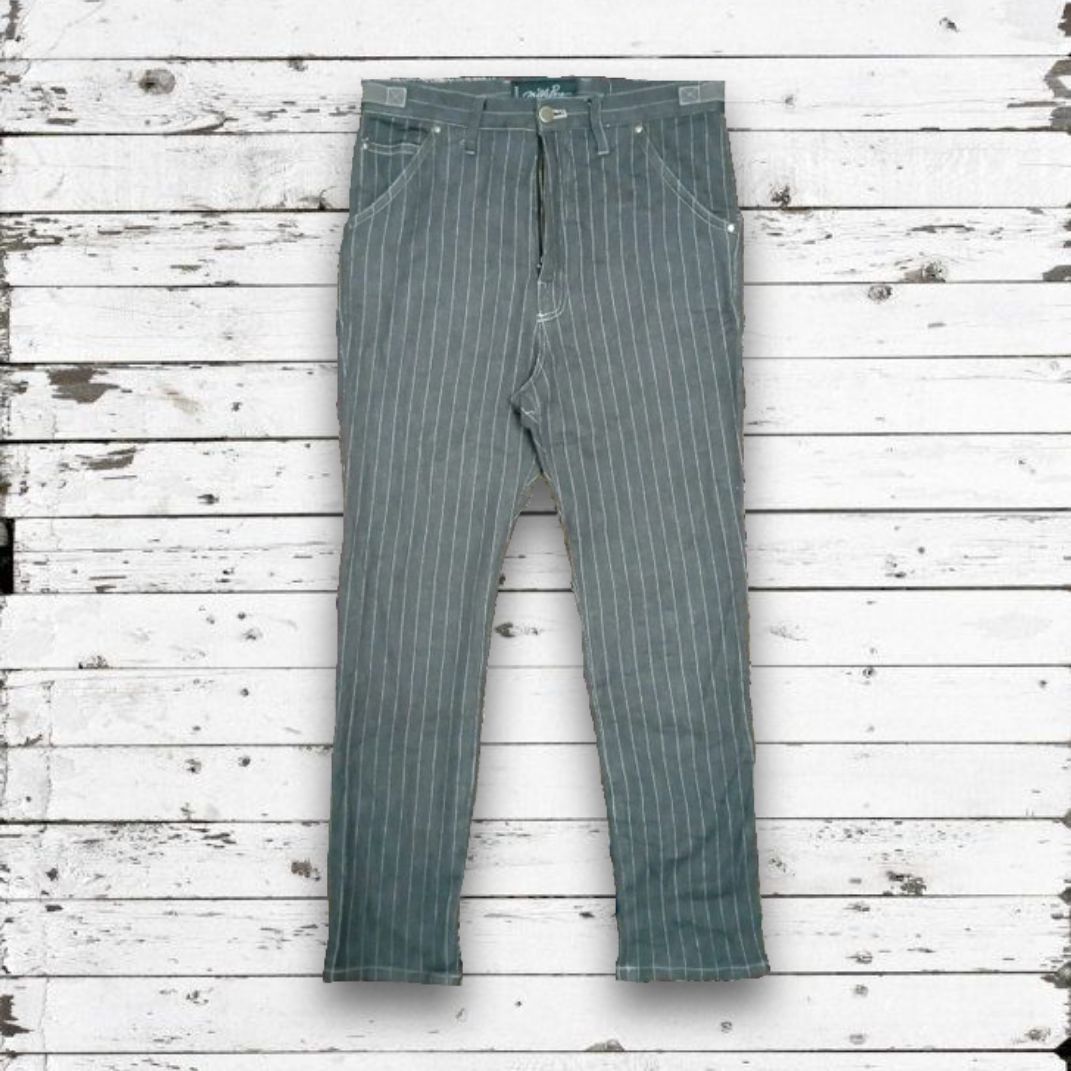 Milkboy Stripe Tapered Cotton Pants