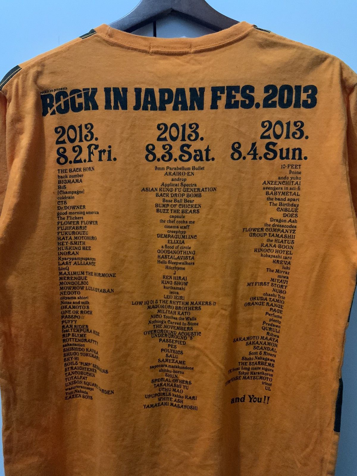 Unsound Rags Rock in Japan Fes.2013 Y2k Tour Tee Size US M / EU 48-50 / 2 - 7 Thumbnail