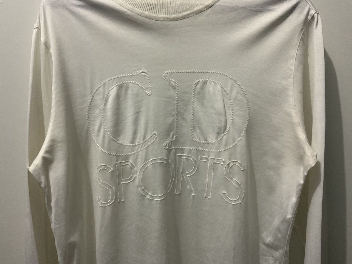 Dior Vintage Christian Dior Sports Embroidery Long Sleeve Tshirt Size US L / EU 52-54 / 3 - 4 Thumbnail