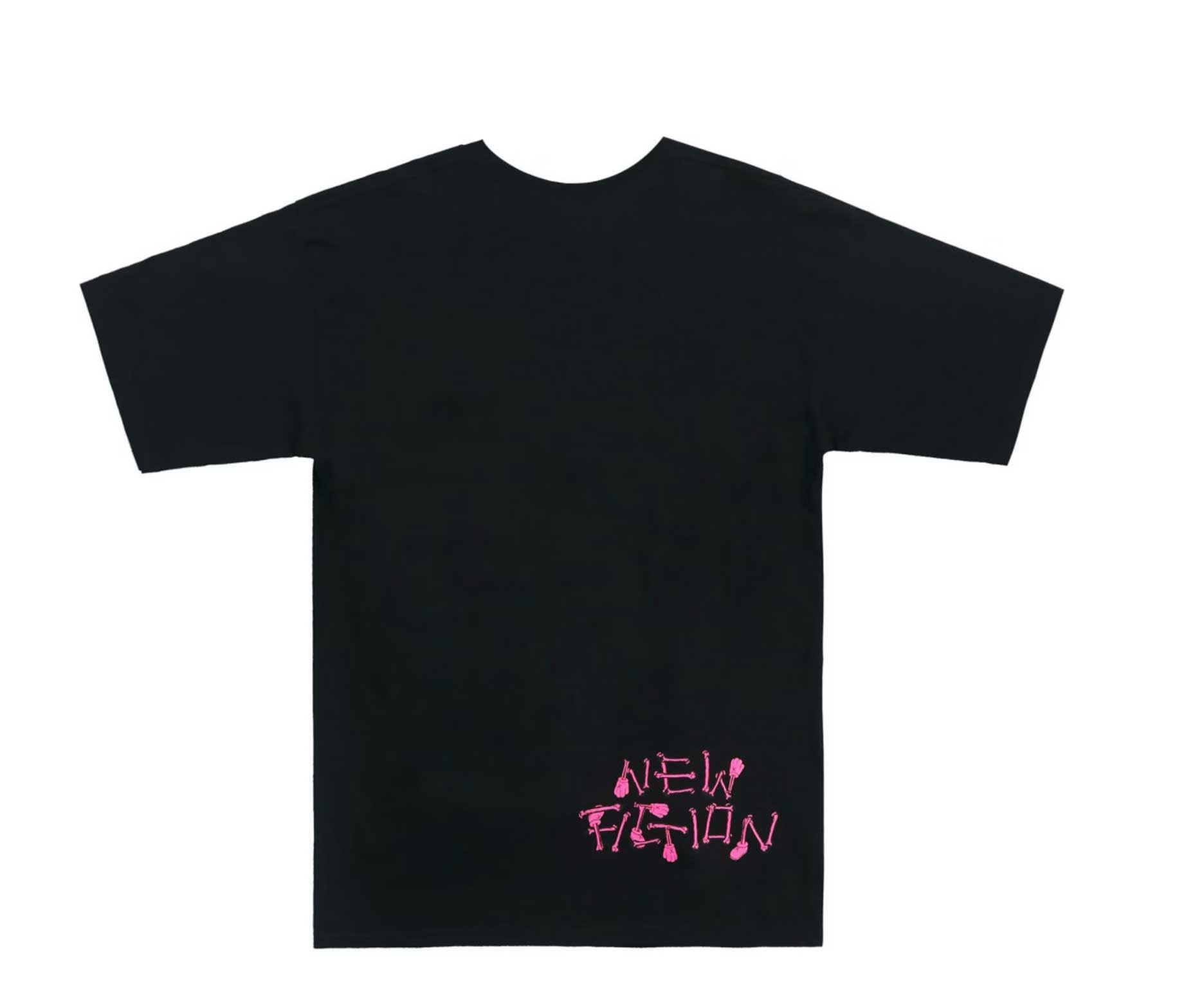 Kaws KAWS SKELETON NEW FICTION T-shirt Black Pink Size XL Size US XL / EU 56 / 4 - 2 Thumbnail