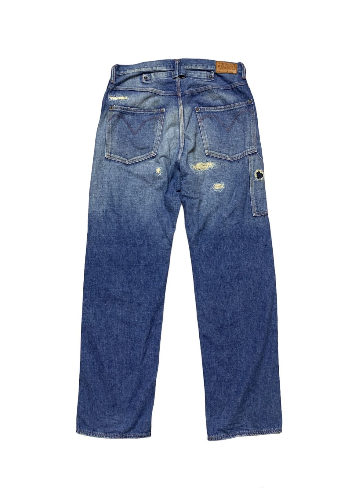 Hysteric Glamour Japanese Brand JACKSON MATISSE Patchwork Thin Denim Size US 32 / EU 48 - 2 Thumbnail