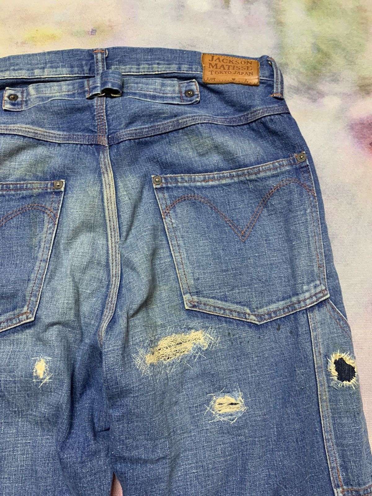 Hysteric Glamour Japanese Brand JACKSON MATISSE Patchwork Thin Denim Size US 32 / EU 48 - 9 Thumbnail