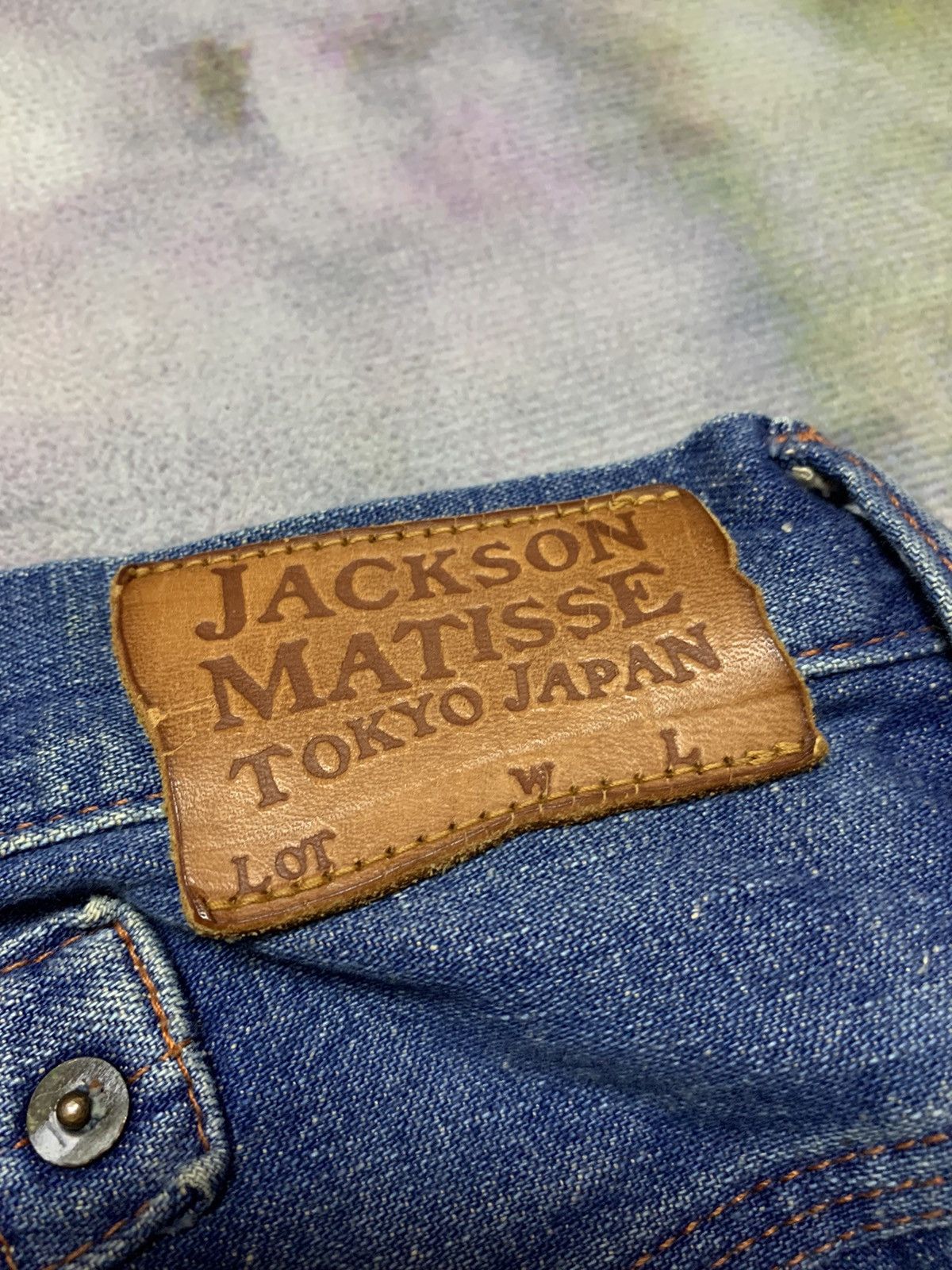 Hysteric Glamour Japanese Brand JACKSON MATISSE Patchwork Thin Denim Size US 32 / EU 48 - 3 Thumbnail