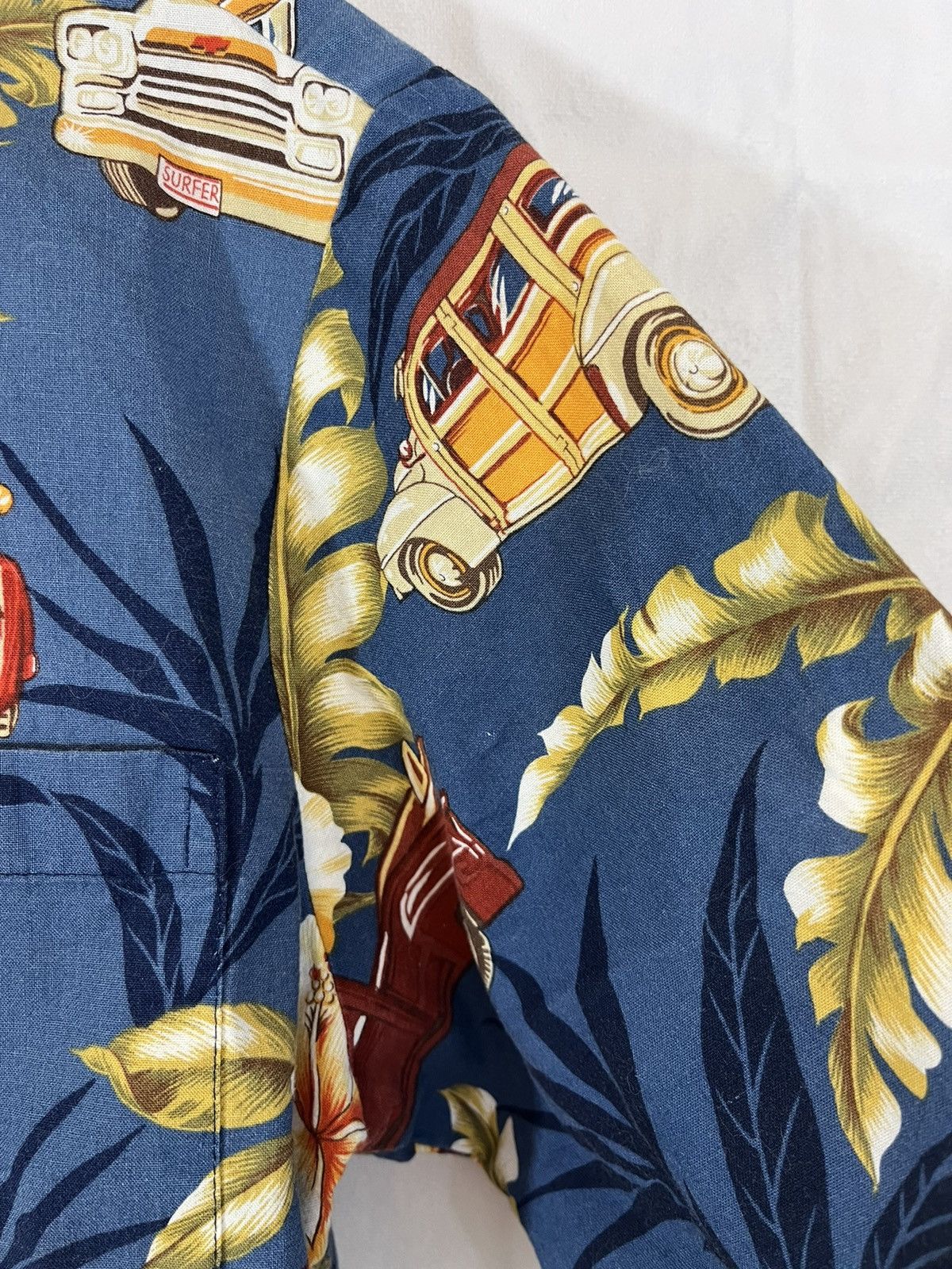 Vintage Vintage Made In Hawaii Car Surf Shirt Size US L / EU 52-54 / 3 - 6 Thumbnail
