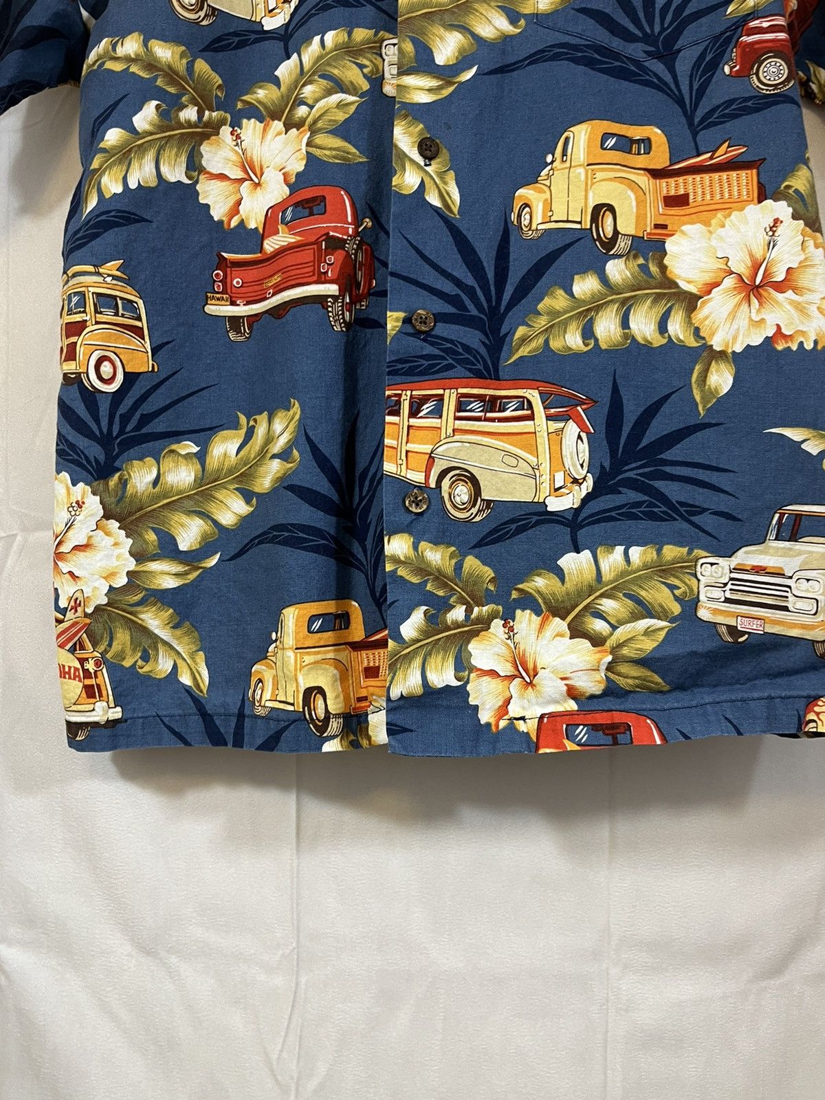 Vintage Vintage Made In Hawaii Car Surf Shirt Size US L / EU 52-54 / 3 - 3 Thumbnail