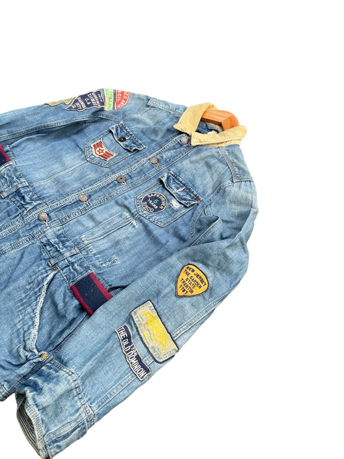 Japanese Brand Cube Sugar Denim Military Style Jacket Size US M / EU 48-50 / 2 - 4 Thumbnail