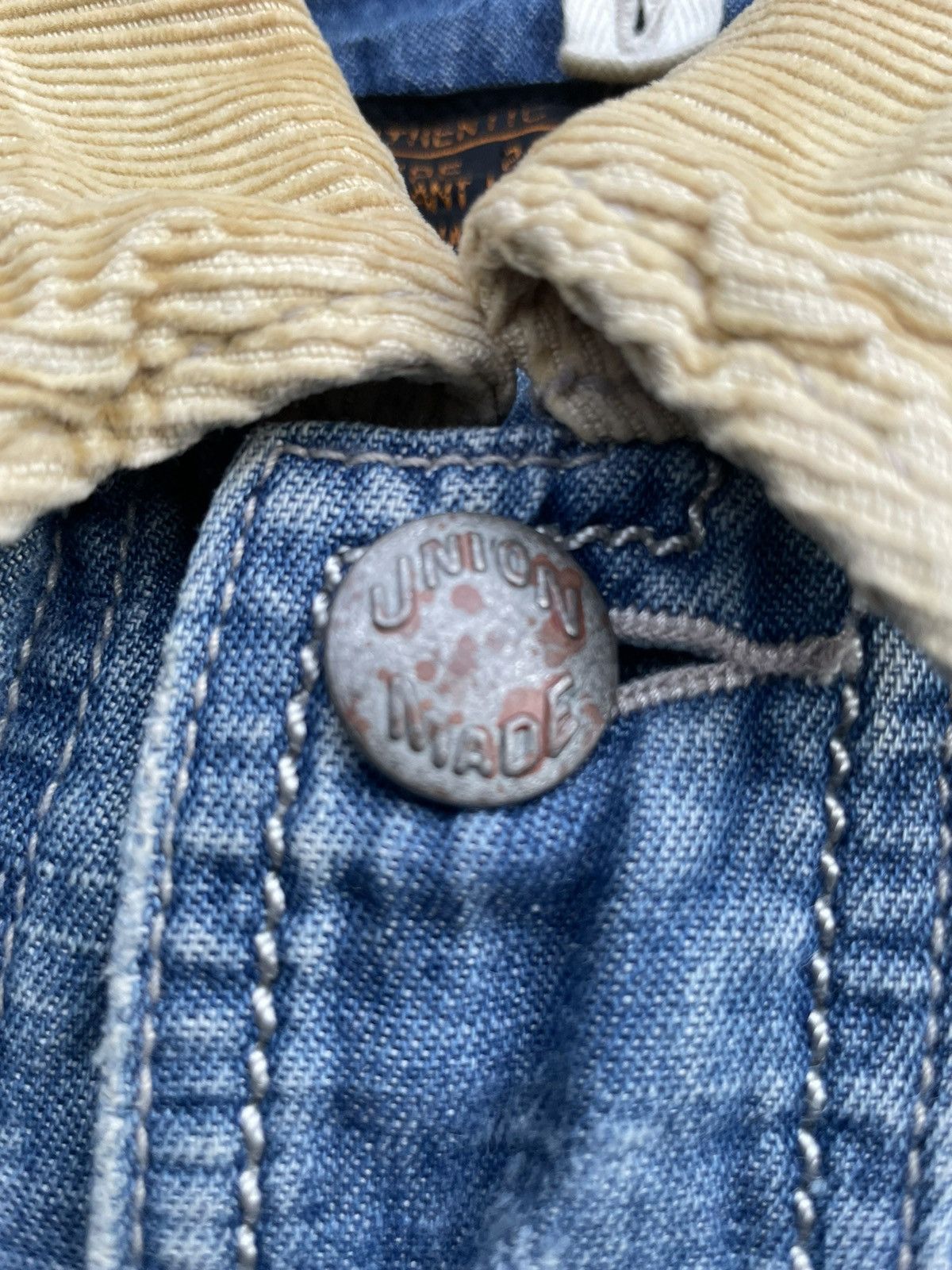 Japanese Brand Cube Sugar Denim Military Style Jacket Size US M / EU 48-50 / 2 - 17 Thumbnail