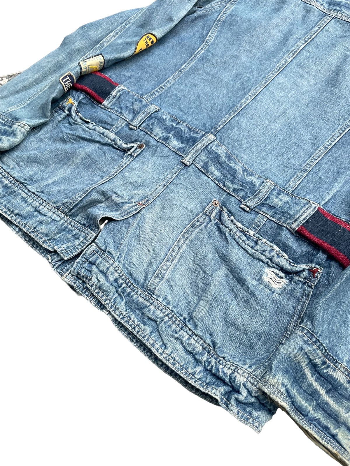 Japanese Brand Cube Sugar Denim Military Style Jacket Size US M / EU 48-50 / 2 - 11 Thumbnail