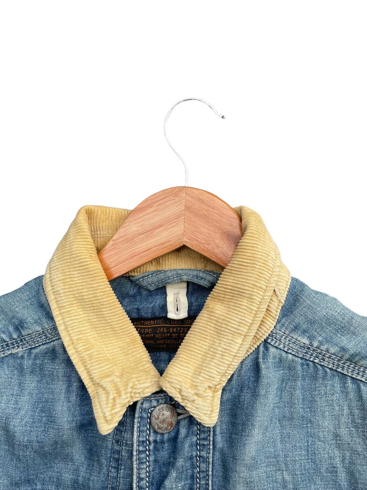 Japanese Brand Cube Sugar Denim Military Style Jacket Size US M / EU 48-50 / 2 - 9 Thumbnail