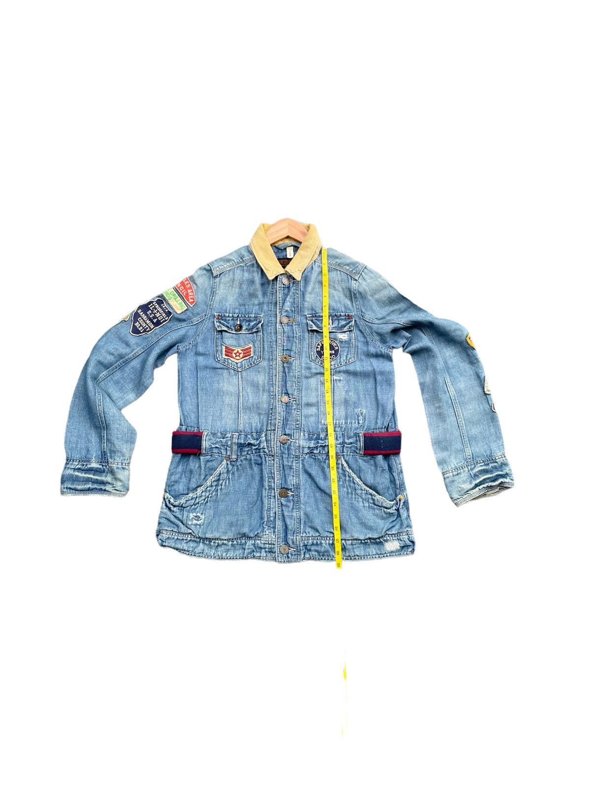 Japanese Brand Cube Sugar Denim Military Style Jacket Size US M / EU 48-50 / 2 - 3 Thumbnail