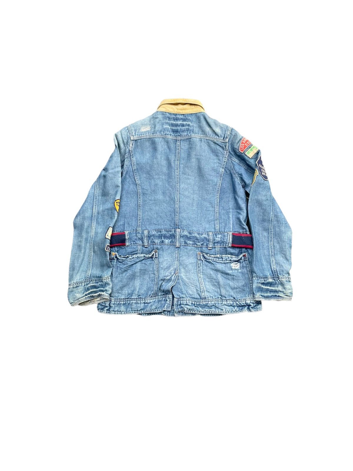 Japanese Brand Cube Sugar Denim Military Style Jacket Size US M / EU 48-50 / 2 - 10 Thumbnail