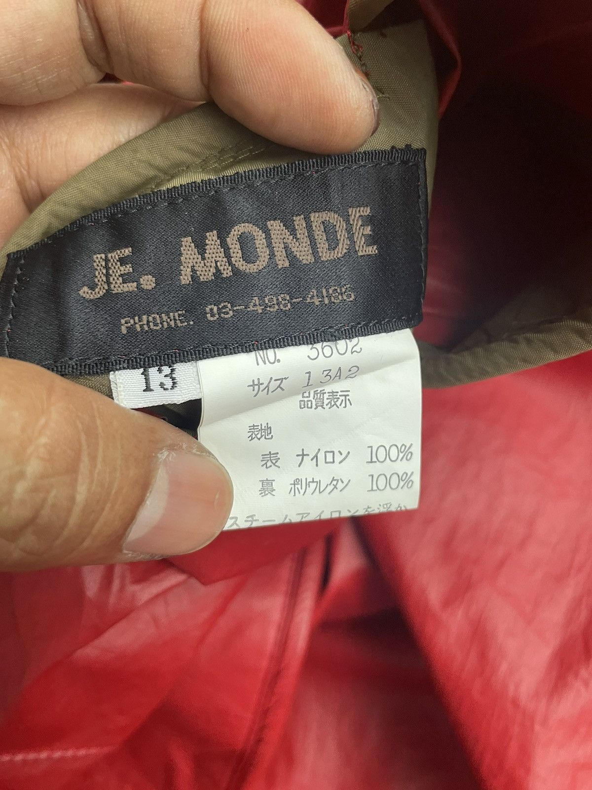 Designer × Japanese Brand × Vintage Vintage JE.Monde Reverseable Long Jacket Size XL / US 12-14 / IT 48-50 - 8 Thumbnail