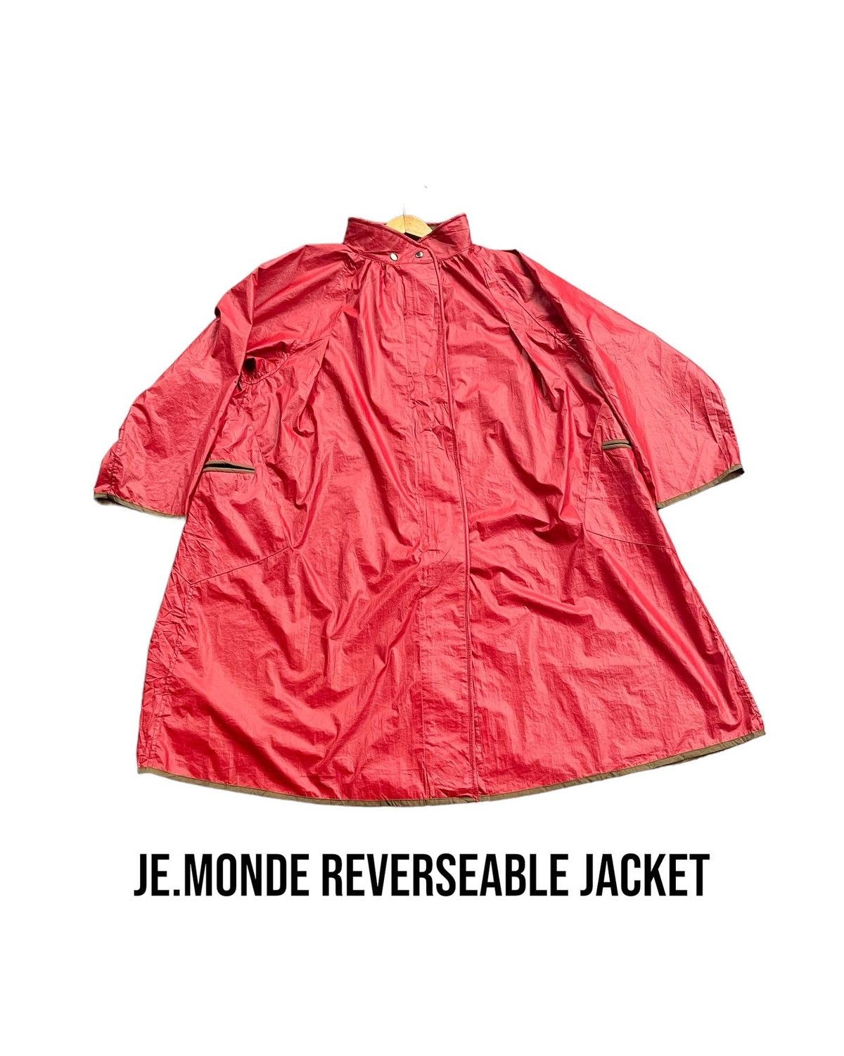 Designer × Japanese Brand × Vintage Vintage JE.Monde Reverseable Long Jacket Size XL / US 12-14 / IT 48-50 - 1 Thumbnail