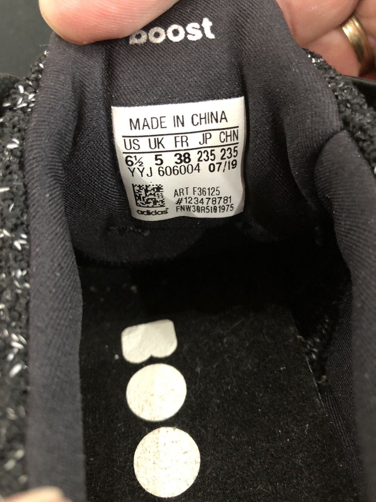 Adidas Ultra Boost sneakers size 38