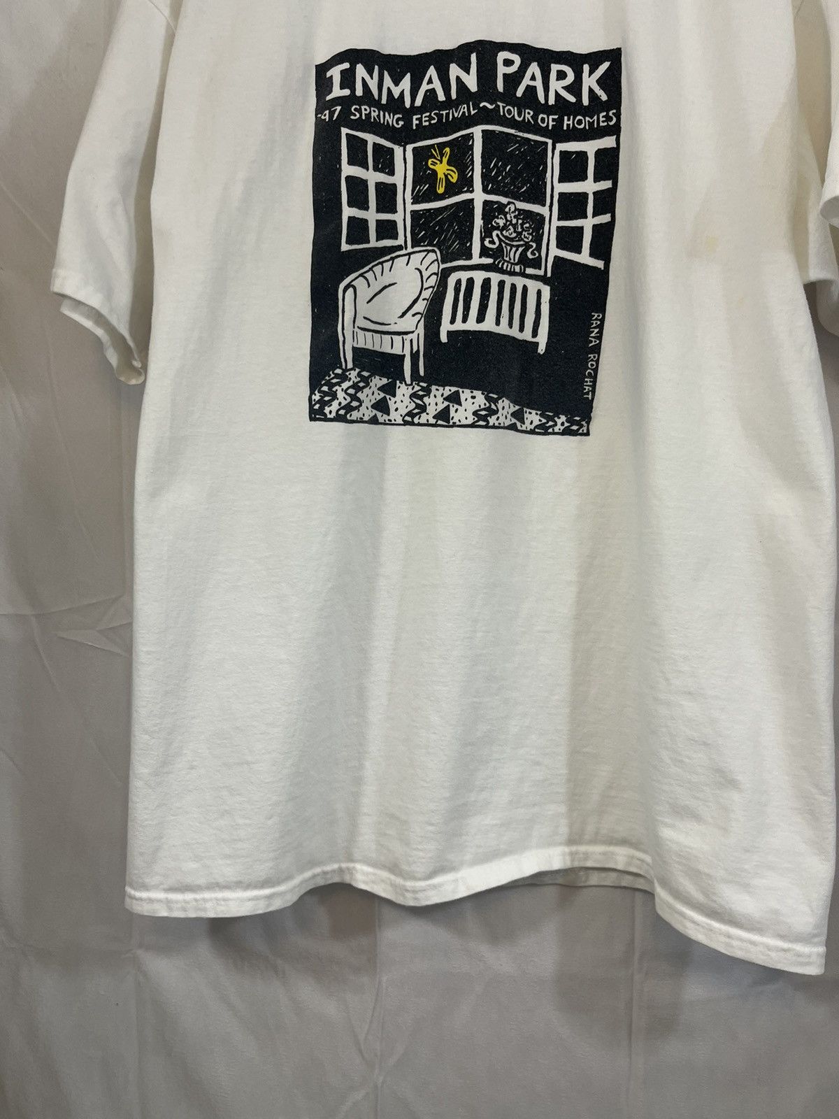 Vintage 90s Art Festival Distressed 1990s Tee Size US XL / EU 56 / 4 - 6 Thumbnail