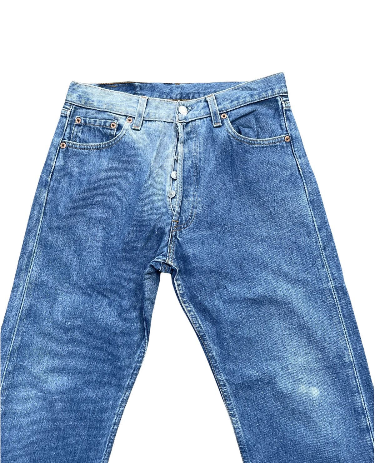 Levi's Rare Faded Vintage Levi’s 501XX Usa 1998 Aging Wash Denim Size US 30 / EU 46 - 3 Thumbnail