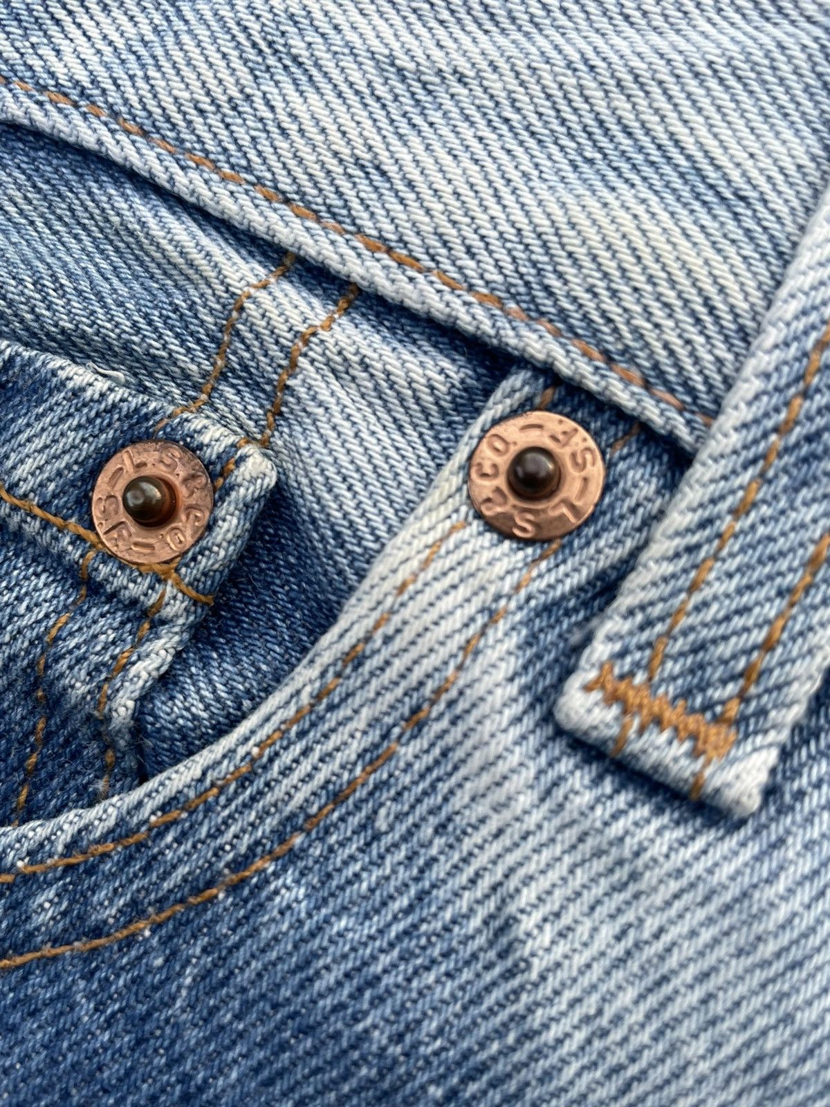 Levi's Rare Faded Vintage Levi’s 501XX Usa 1998 Aging Wash Denim Size US 30 / EU 46 - 16 Thumbnail