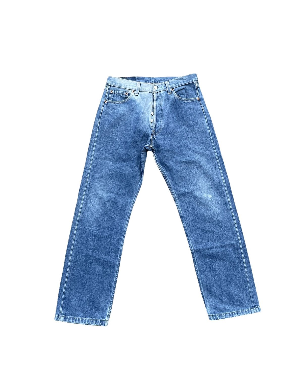 Levi's Rare Faded Vintage Levi’s 501XX Usa 1998 Aging Wash Denim Size US 30 / EU 46 - 1 Thumbnail