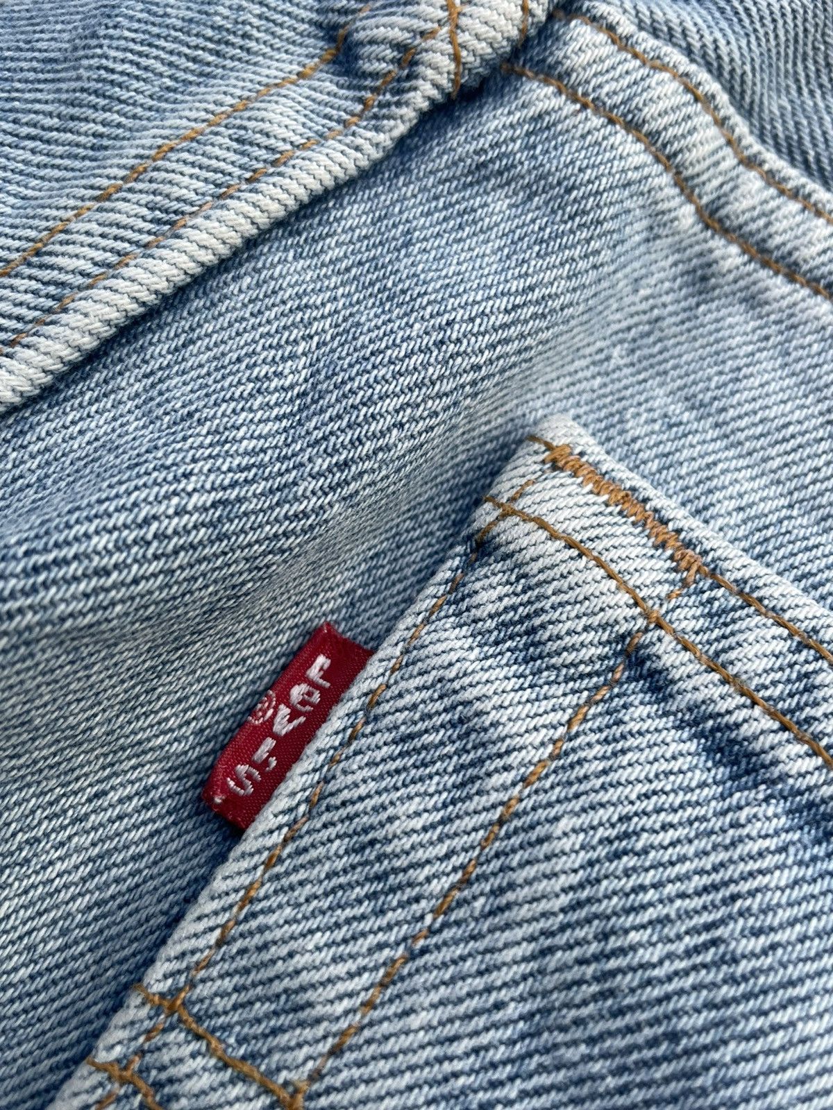 Levi's Rare Faded Vintage Levi’s 501XX Usa 1998 Aging Wash Denim Size US 30 / EU 46 - 11 Thumbnail