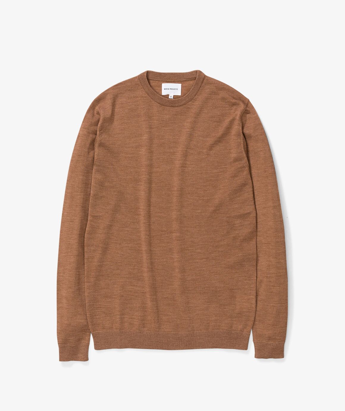 image of Norse Projects Sigfred Light Merino Knit in Russet, Men's (Size Large)