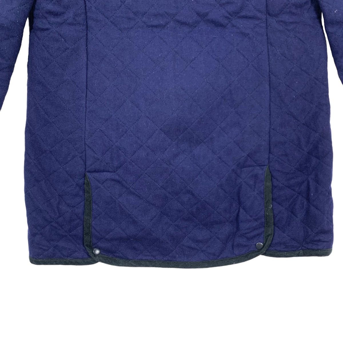 Vintage Vintage Ray Beams Quilted Wool Hoodie Jacket Size US S / EU 44-46 / 1 - 5 Thumbnail
