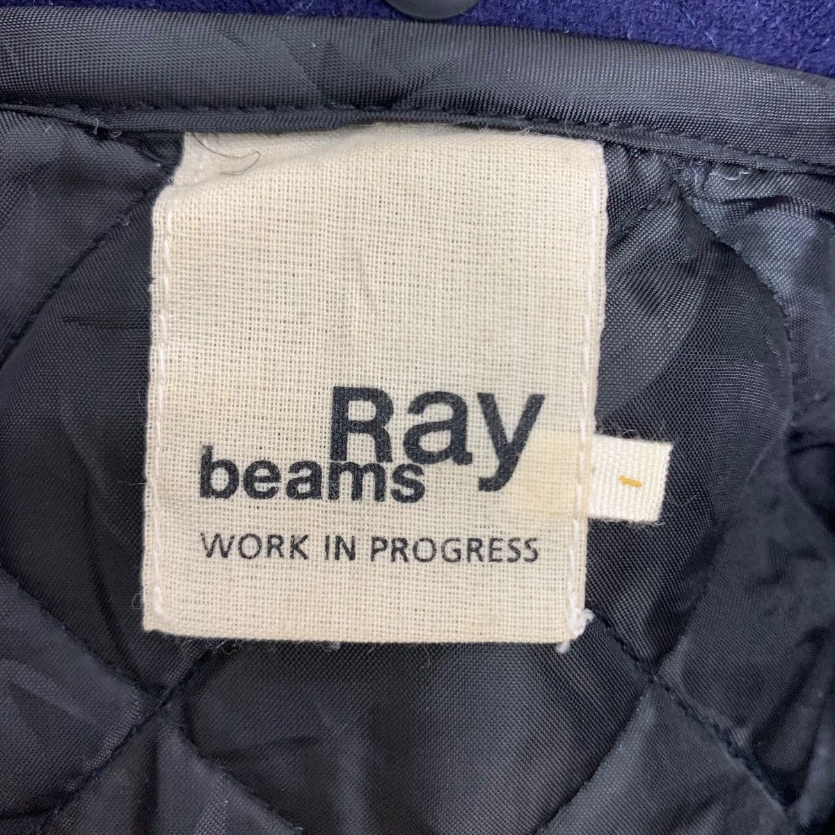 Vintage Vintage Ray Beams Quilted Wool Hoodie Jacket Size US S / EU 44-46 / 1 - 6 Thumbnail